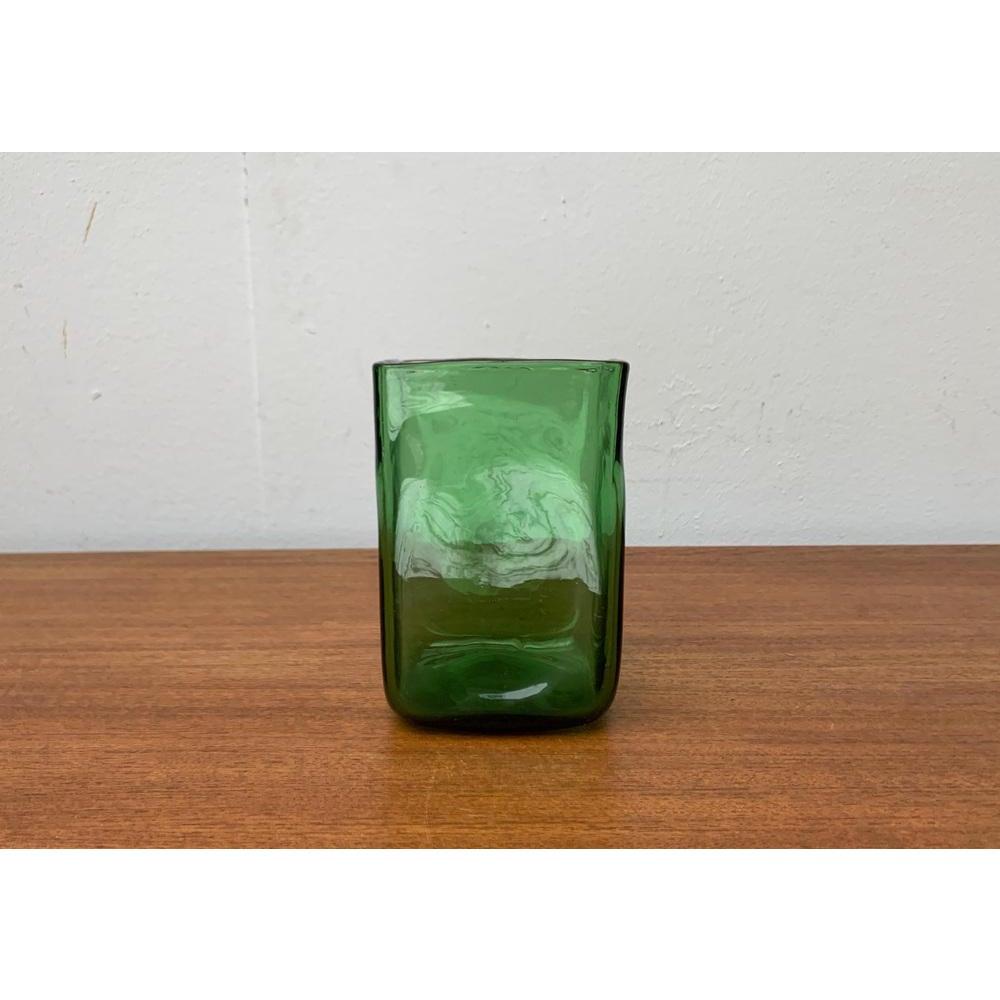 Vaso di vetro scandinavo di metà secolo in vendita 4