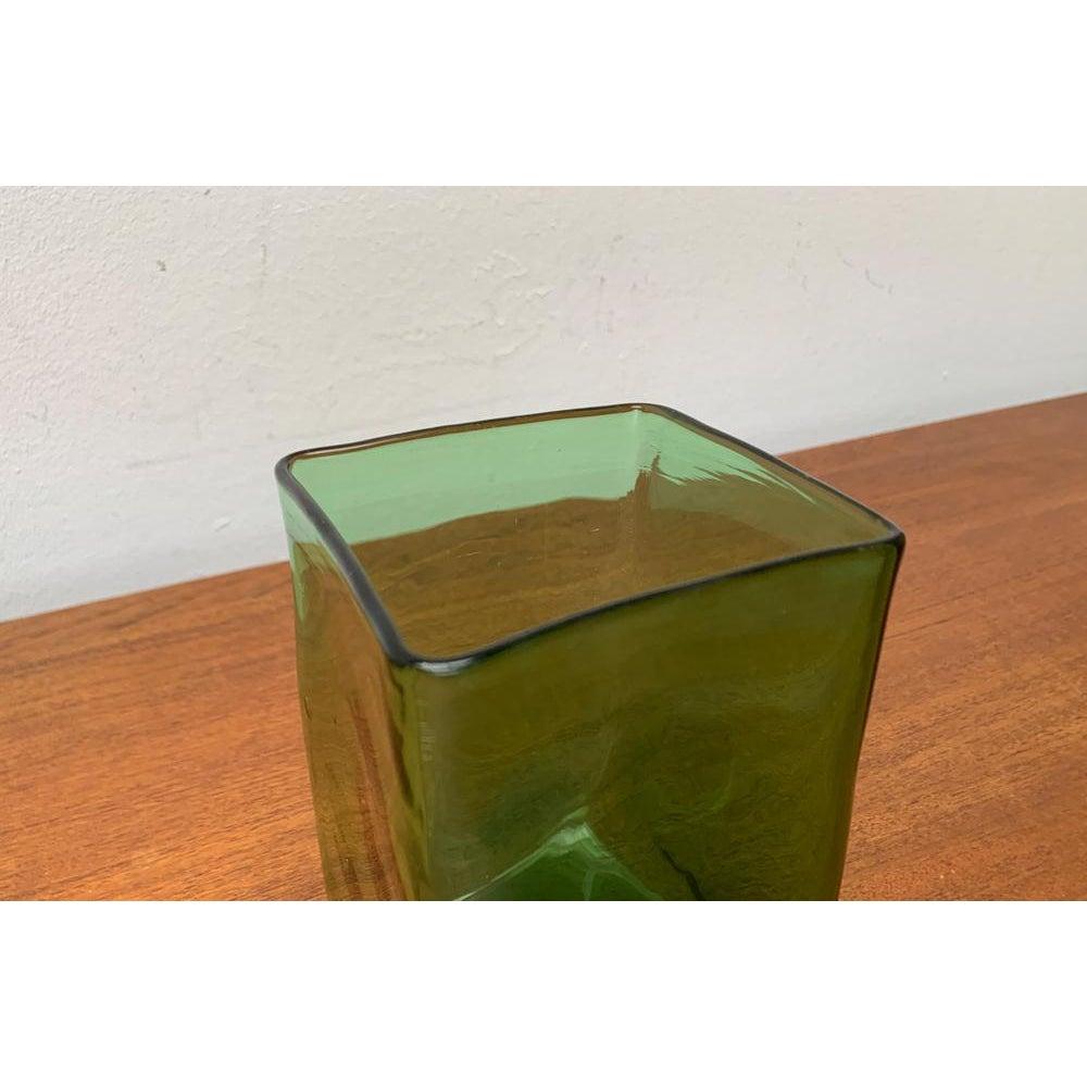Mid-Century moderno Vaso di vetro scandinavo di metà secolo in vendita