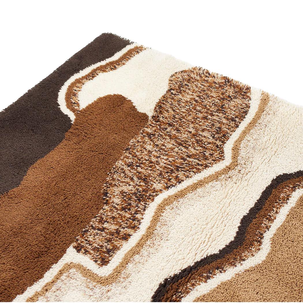 Mid Century Scandinavian High Pile Brown Rya Rug

This rug measures: 73 wide x 53 inches deep

We take our photos in a controlled lighting studio to show as much detail as possible. We do not photoshop out blemishes. 

We keep you fully informed