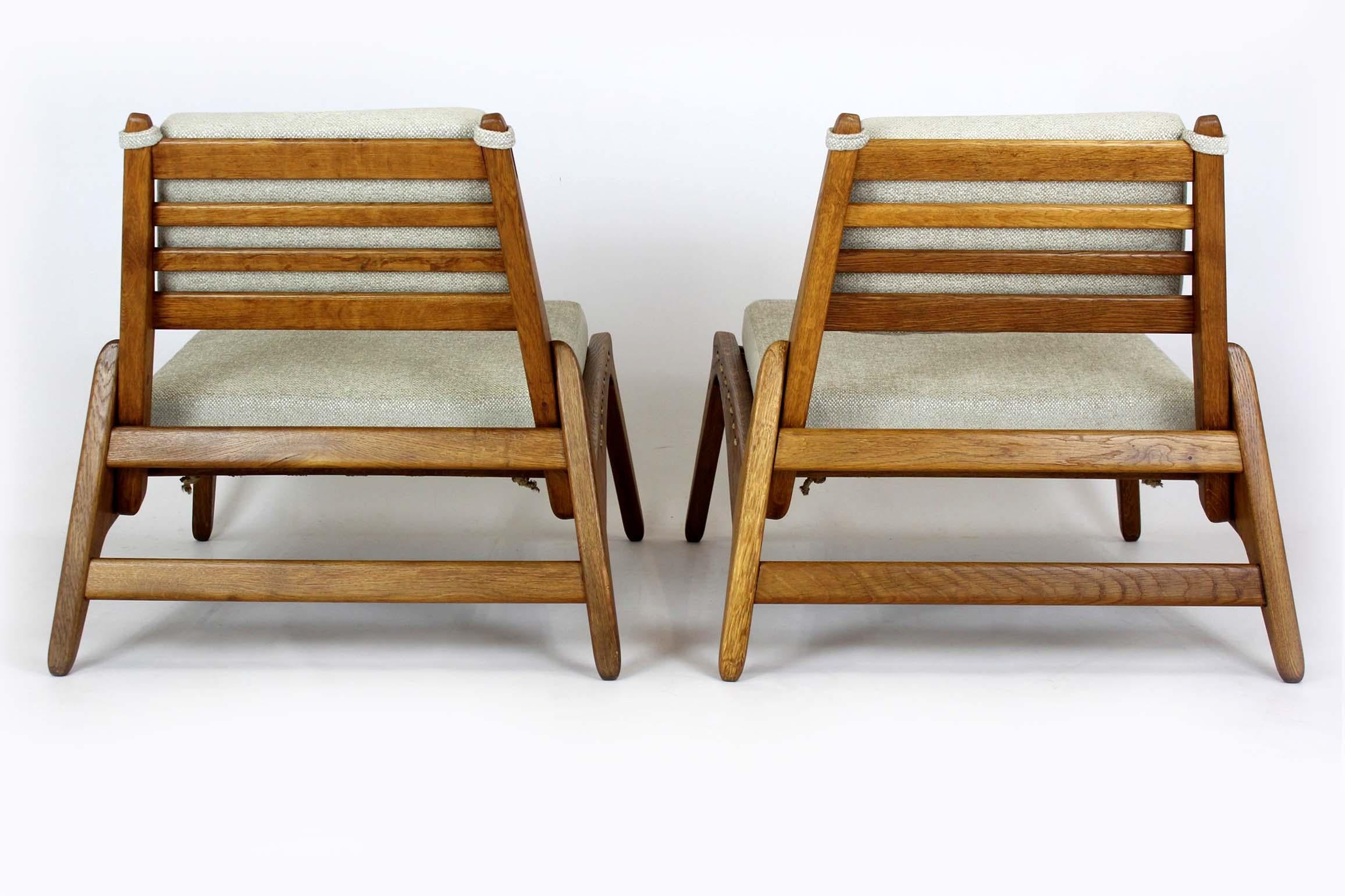 Mid-Century Scandinavian 'Hunting Chairs' Attributed to Uno Kristiansson, 1950s im Angebot 10