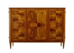 Skandinavisches Sideboard aus Teakholz mit Intarsien aus der Mitte des Jahrhunderts