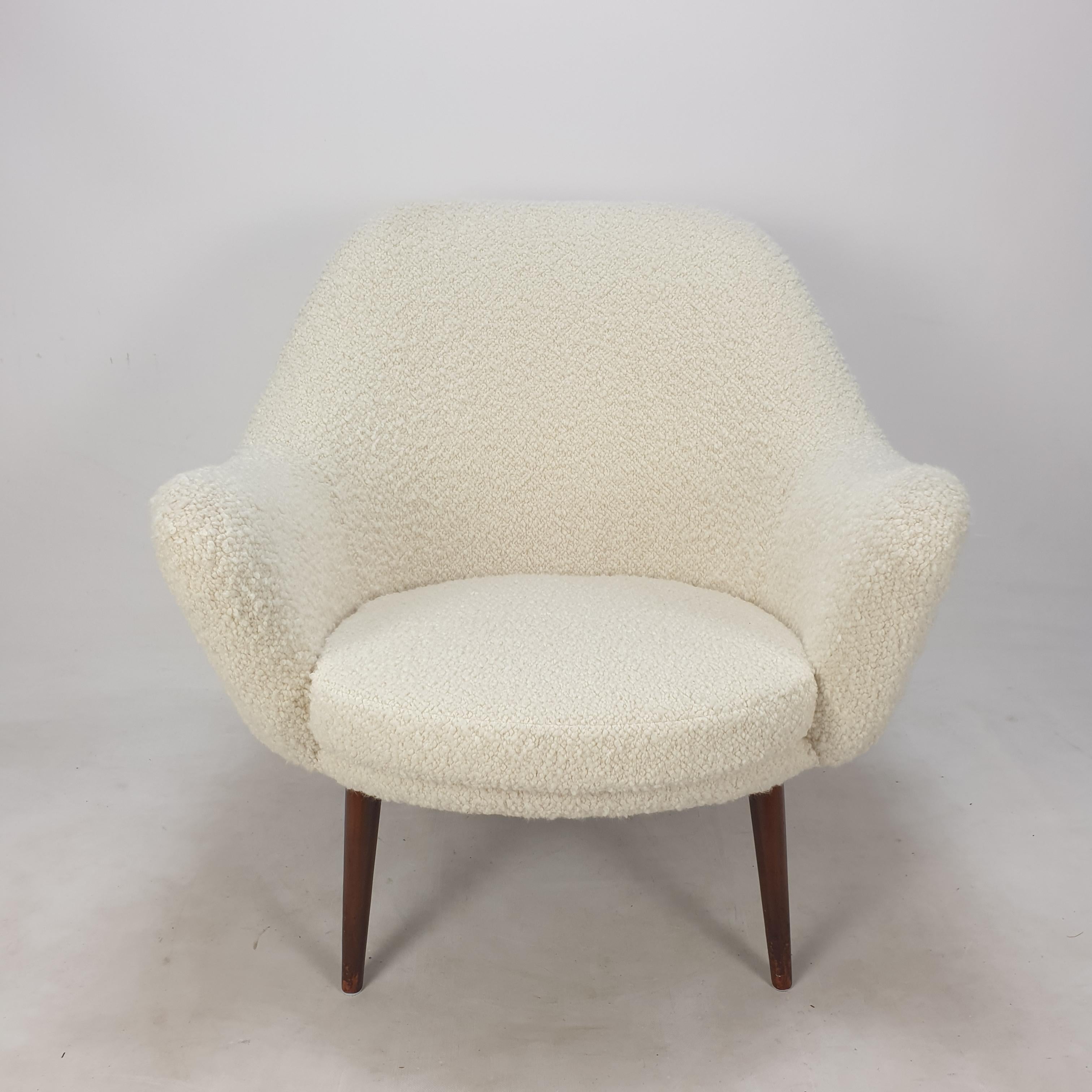 Danish Mid Century Scandinavian Lounge Chair, 1950's For Sale