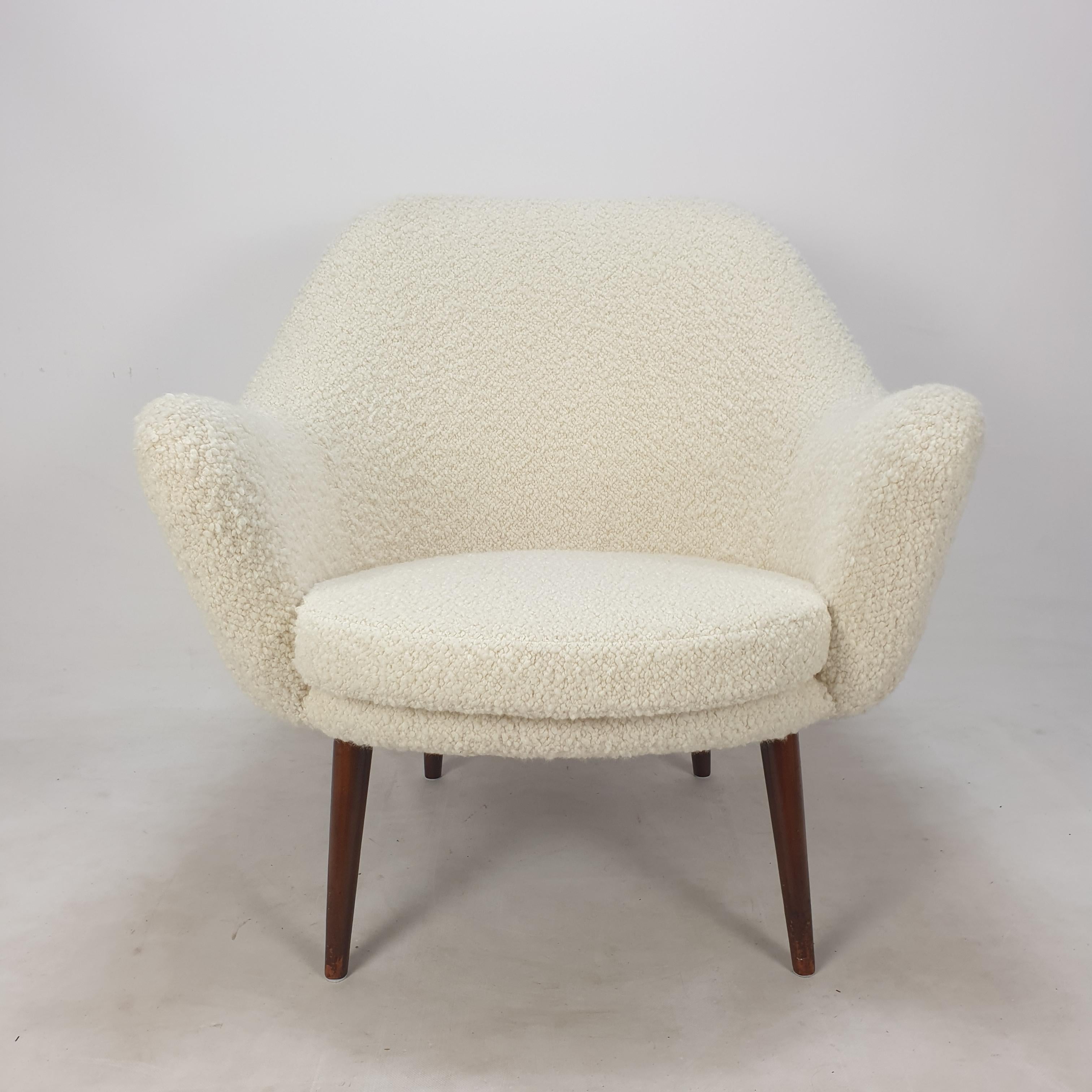 Mid Century Scandinavian Lounge Chair, 1950's In Excellent Condition For Sale In Oud Beijerland, NL