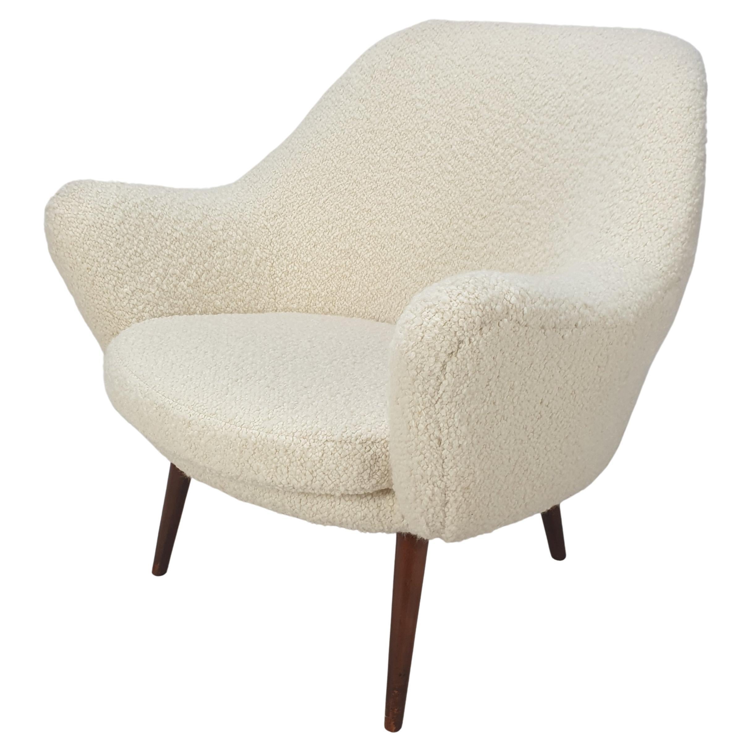 Mid Century Scandinavian Lounge Chair, 1950's For Sale