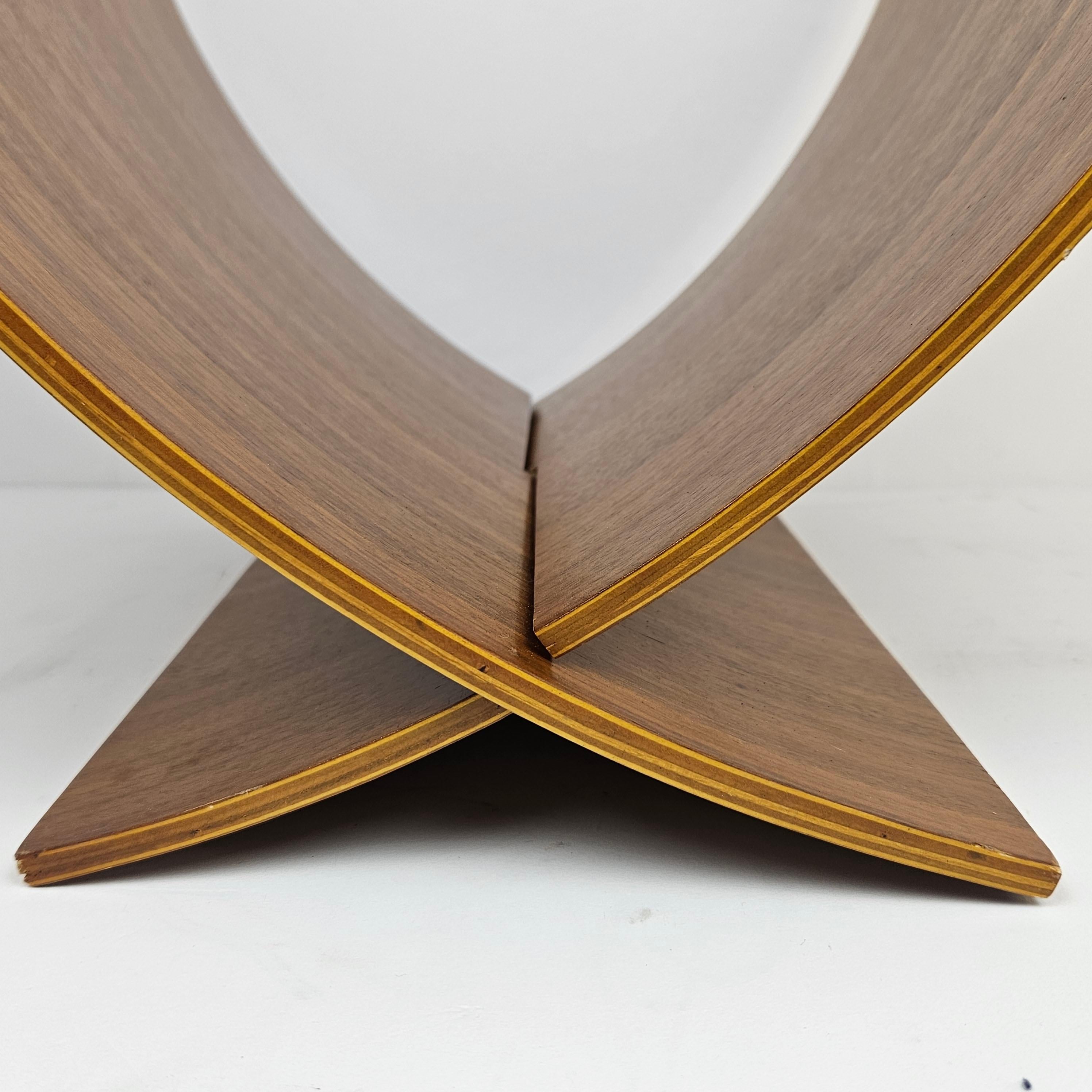 Fine XX secolo Portariviste scandinavo di metà secolo in compensato impiallacciato di teak, anni '70 in vendita
