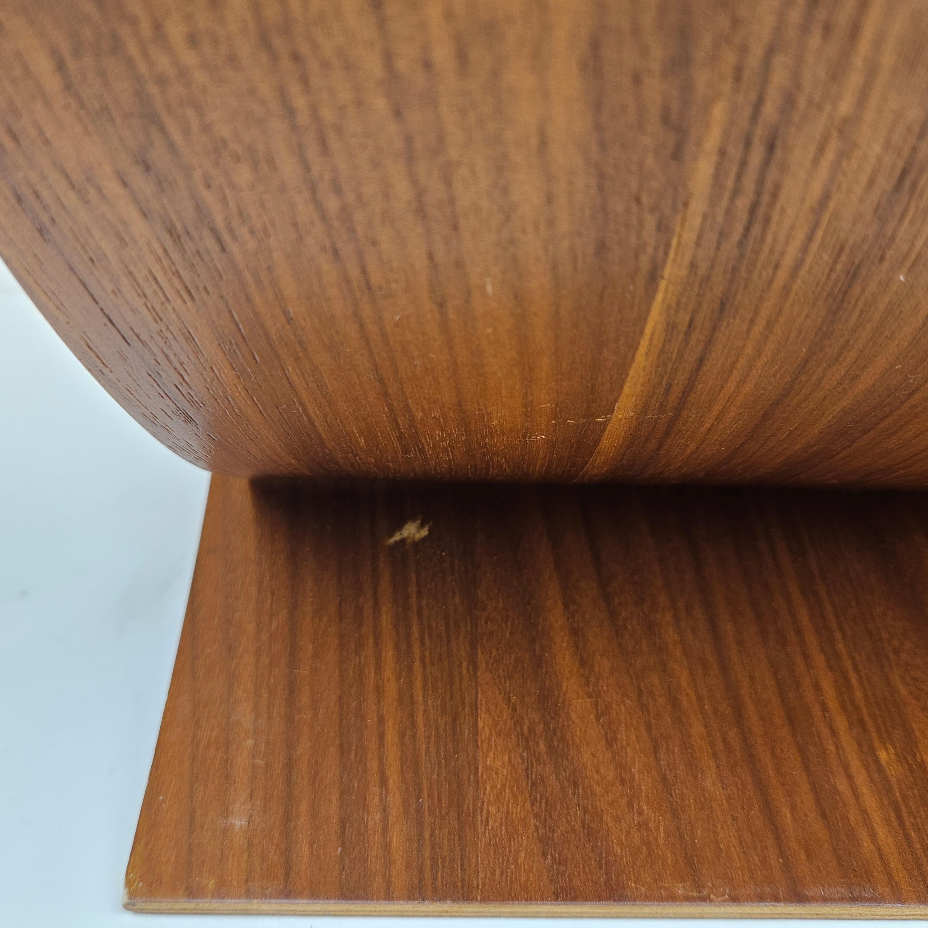 Portariviste scandinavo di metà secolo in compensato impiallacciato di teak, anni '70 in vendita 2