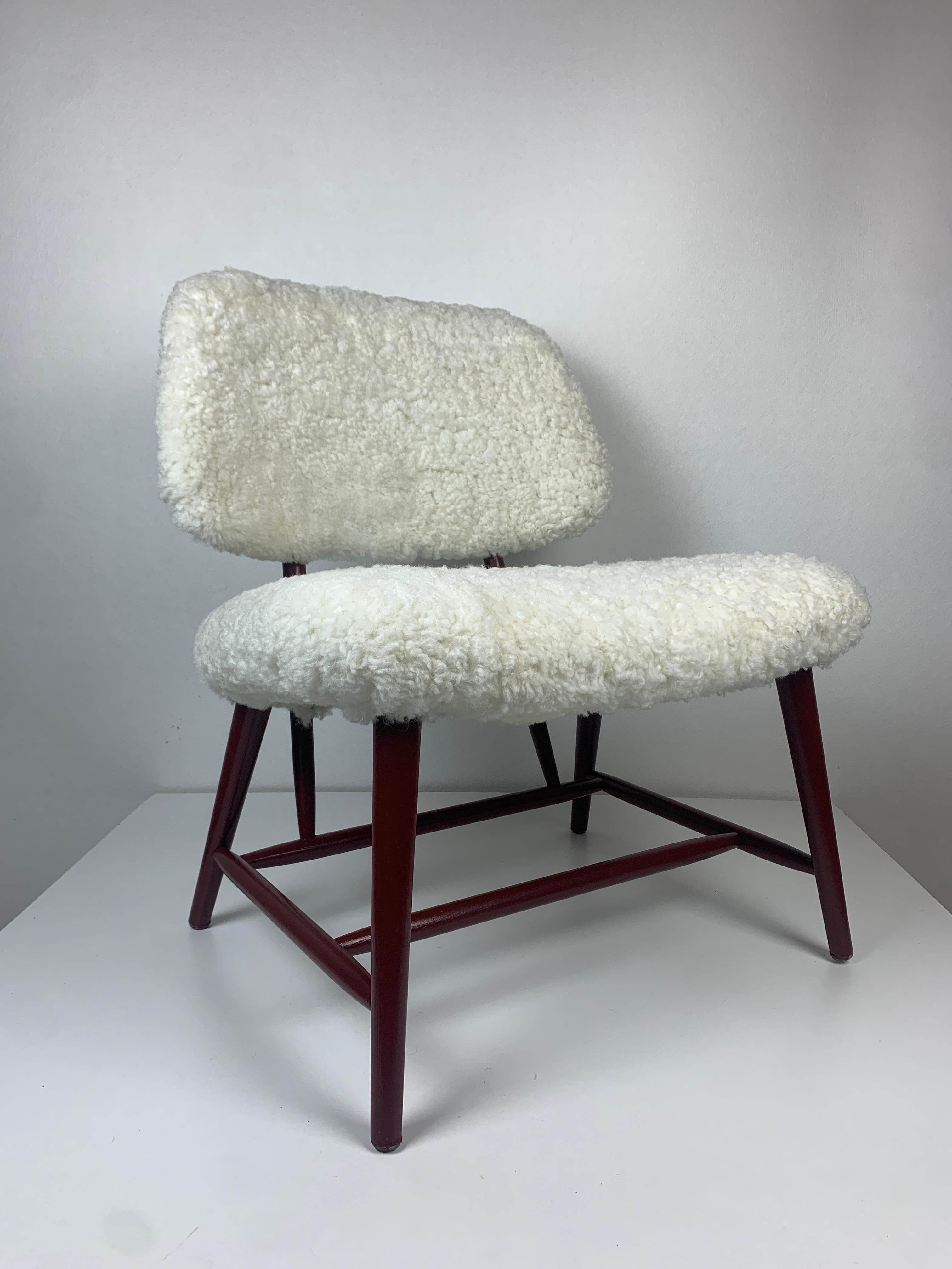 Mid-Century Skandinavisches Modell Teve Lounge- oder Easy Chair von Alf Svensson, Mid-Century im Angebot 3