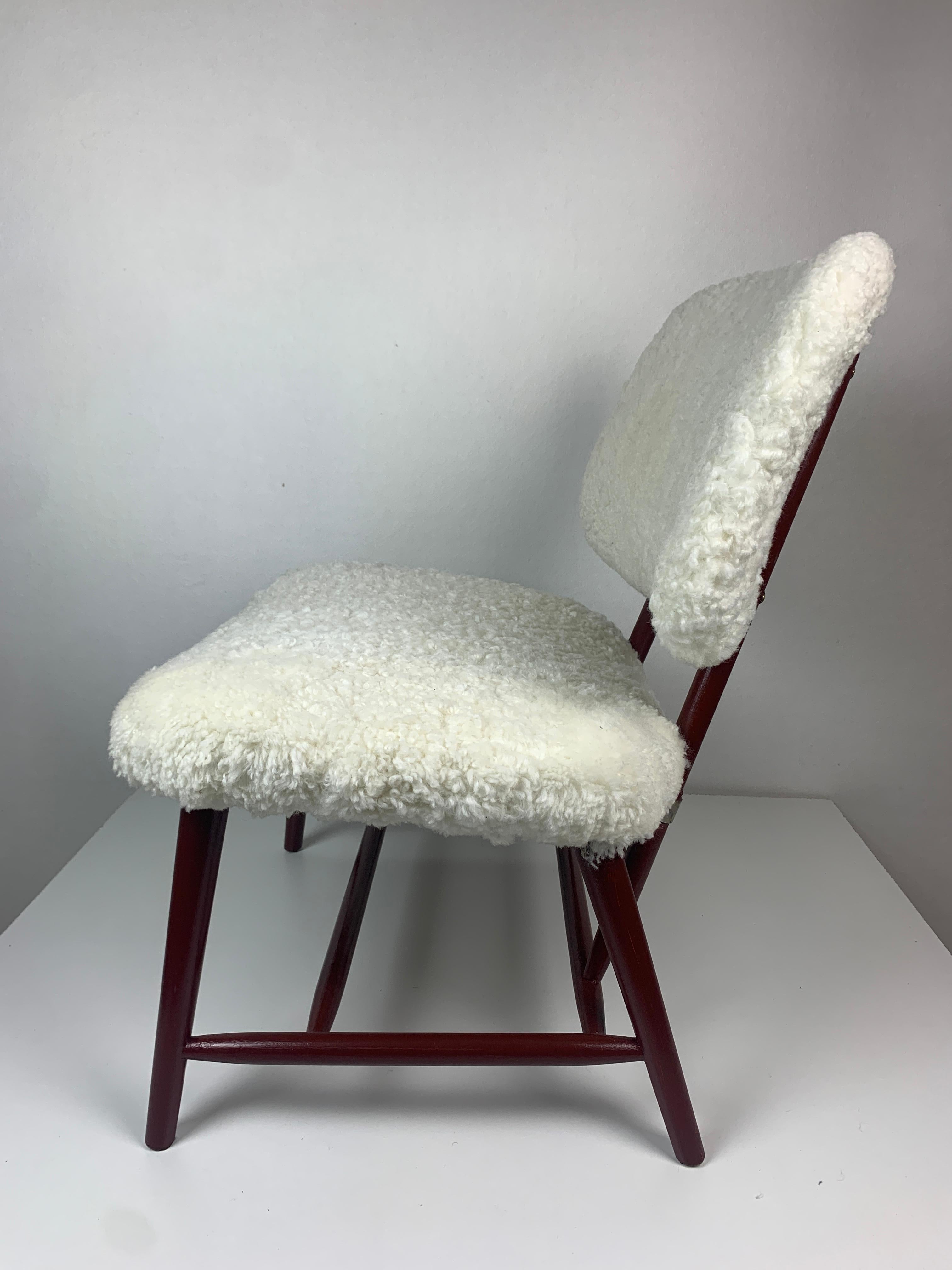 Sedia da salotto o poltrona scandinava di metà secolo modello Teve di Alf Svensson in vendita 5