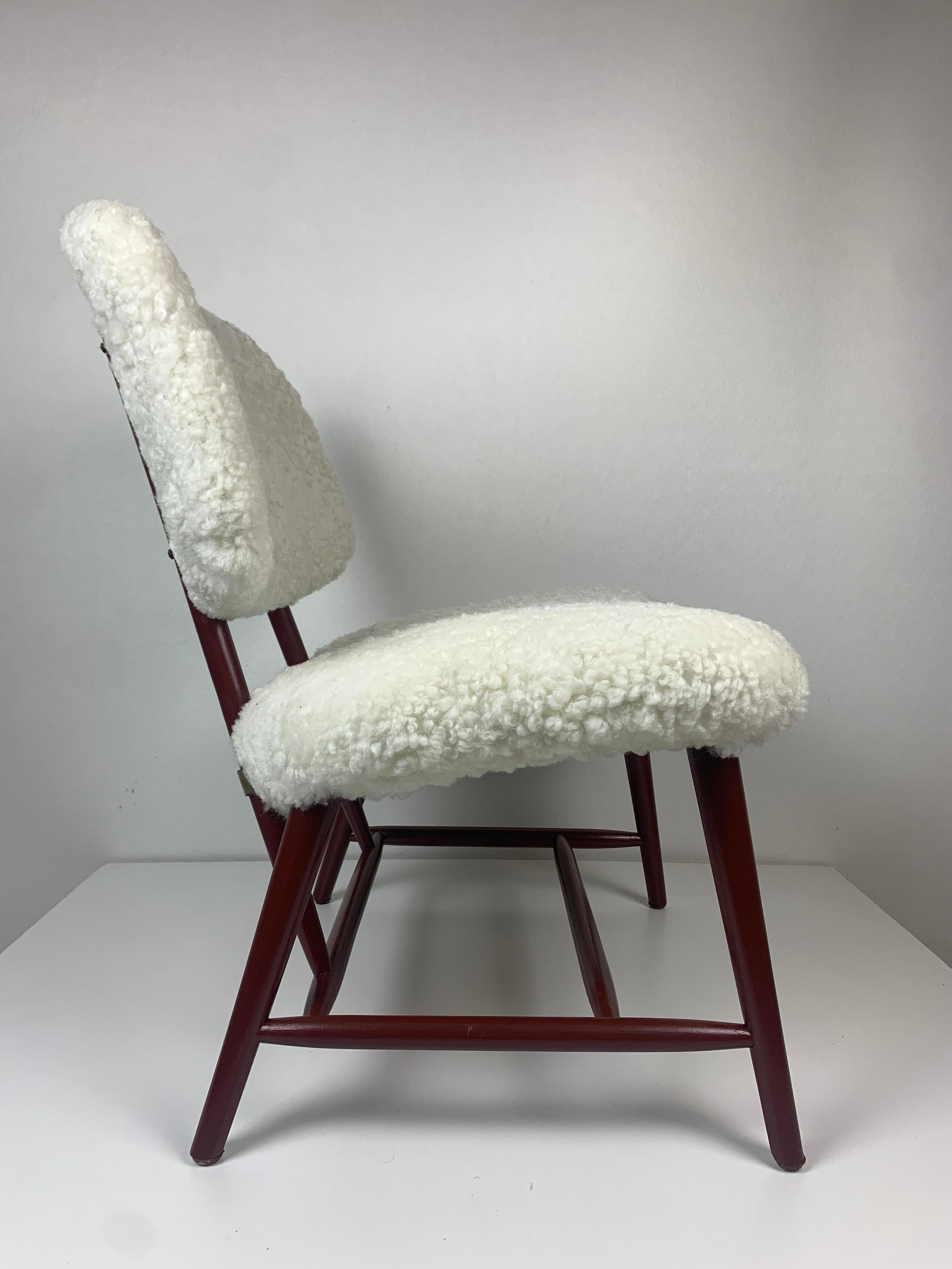 Mid-Century Skandinavisches Modell Teve Lounge- oder Easy Chair von Alf Svensson, Mid-Century im Angebot 5
