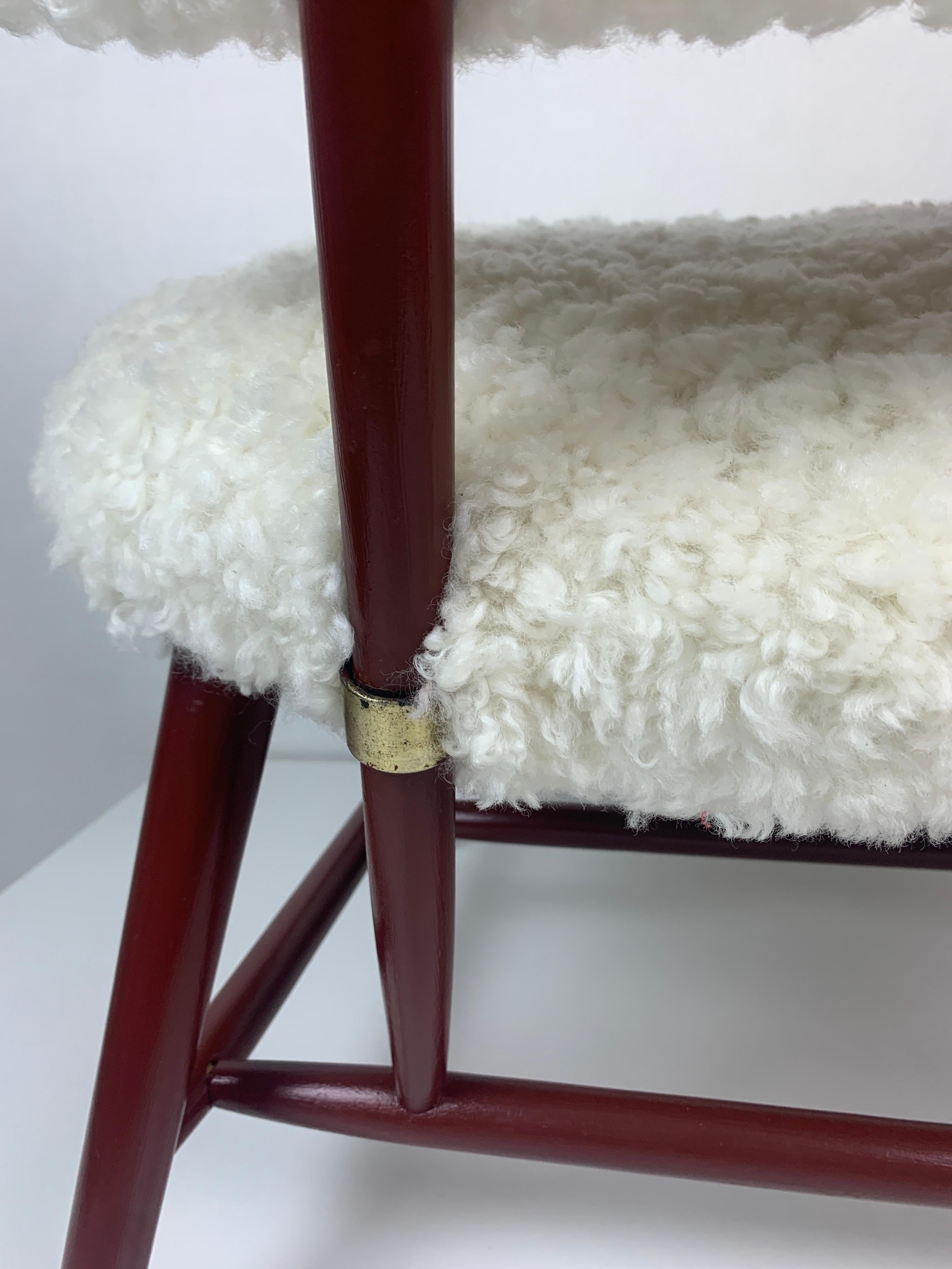 Mid-Century Skandinavisches Modell Teve Lounge- oder Easy Chair von Alf Svensson, Mid-Century im Angebot 9