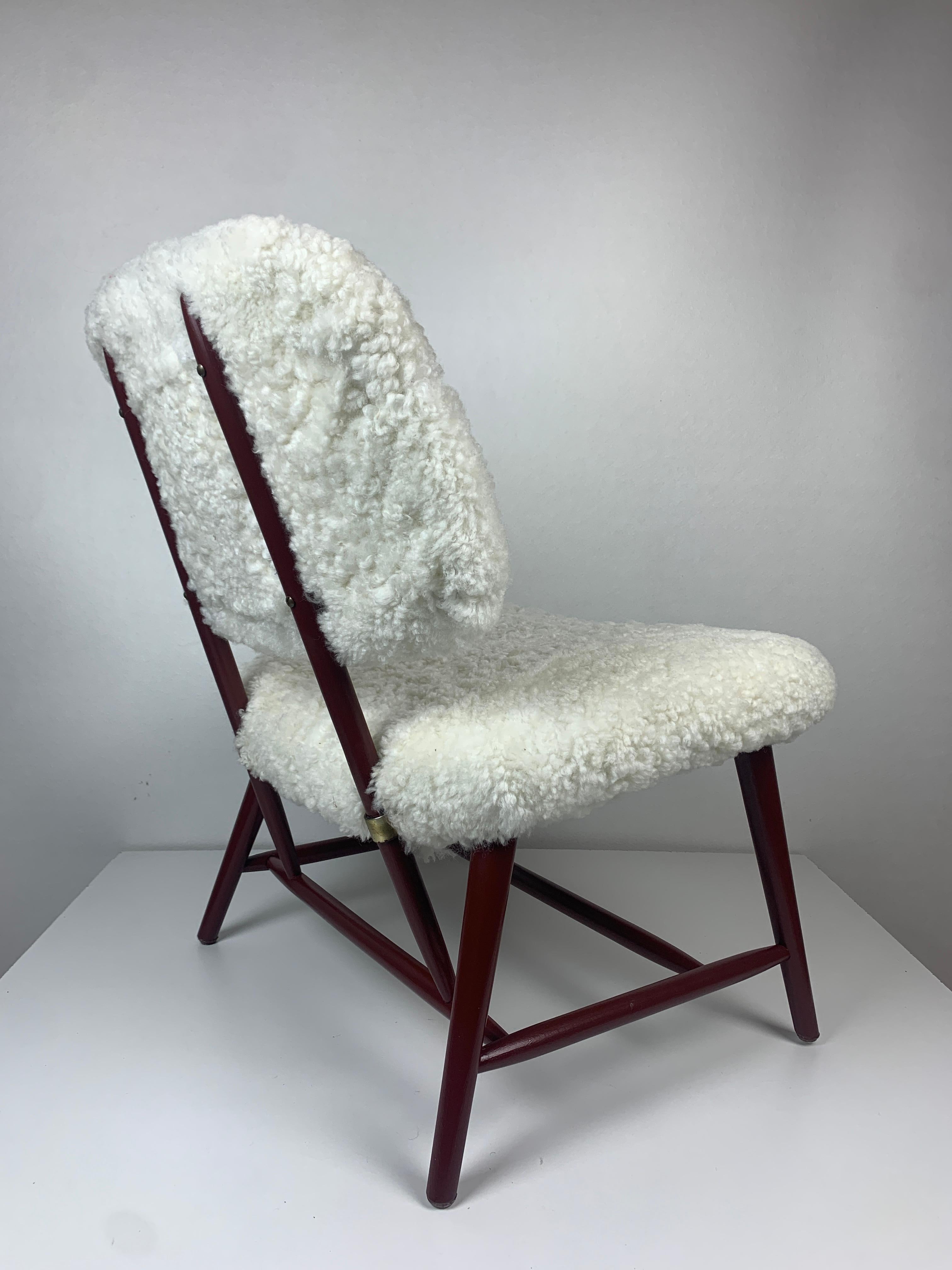Mid-Century Skandinavisches Modell Teve Lounge- oder Easy Chair von Alf Svensson, Mid-Century (Skandinavische Moderne) im Angebot