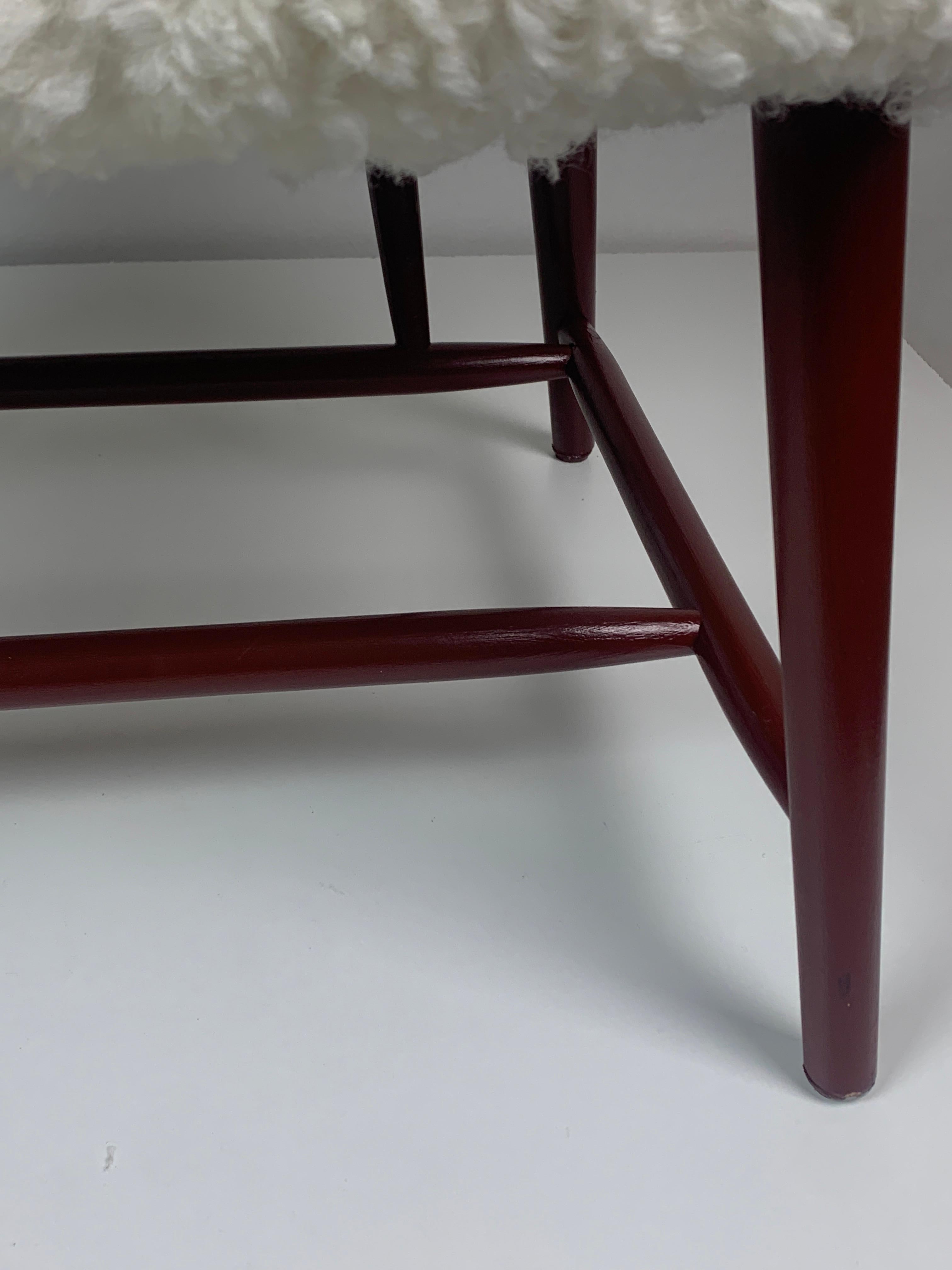 Mid-Century Skandinavisches Modell Teve Lounge- oder Easy Chair von Alf Svensson, Mid-Century (Bouclé) im Angebot