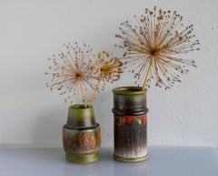Mid-Century Scandinavian Modern Art Pottery Vases from Tilgmans, Sweden