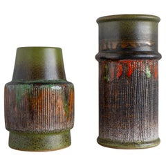 Mid-Century Scandinavian Modern Art Pottery Vases from Tilgmans, Sweden