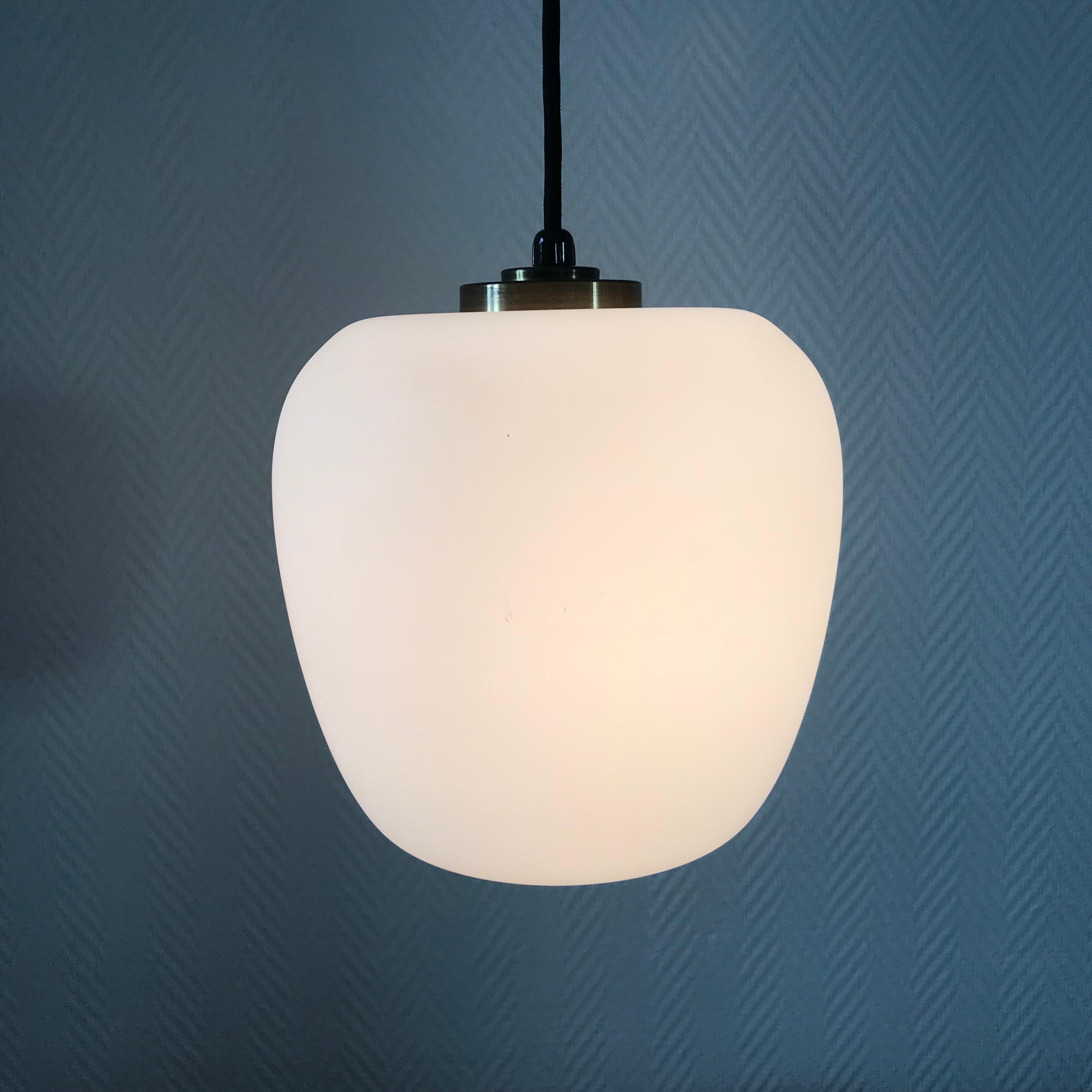 Hand-Crafted Mid-Century Scandinavian Modern Danish Design LYFA Pendant For Sale