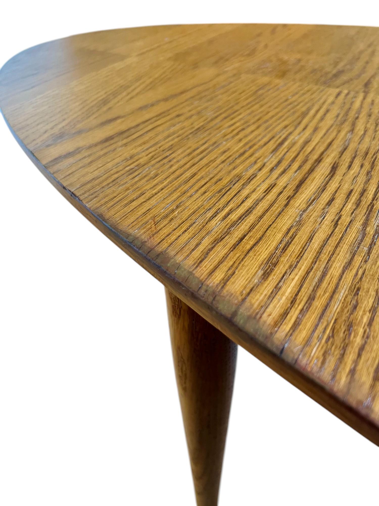 Mid-Century Modern Floating Surfboard Coffee Table, 1990s For Sale 4