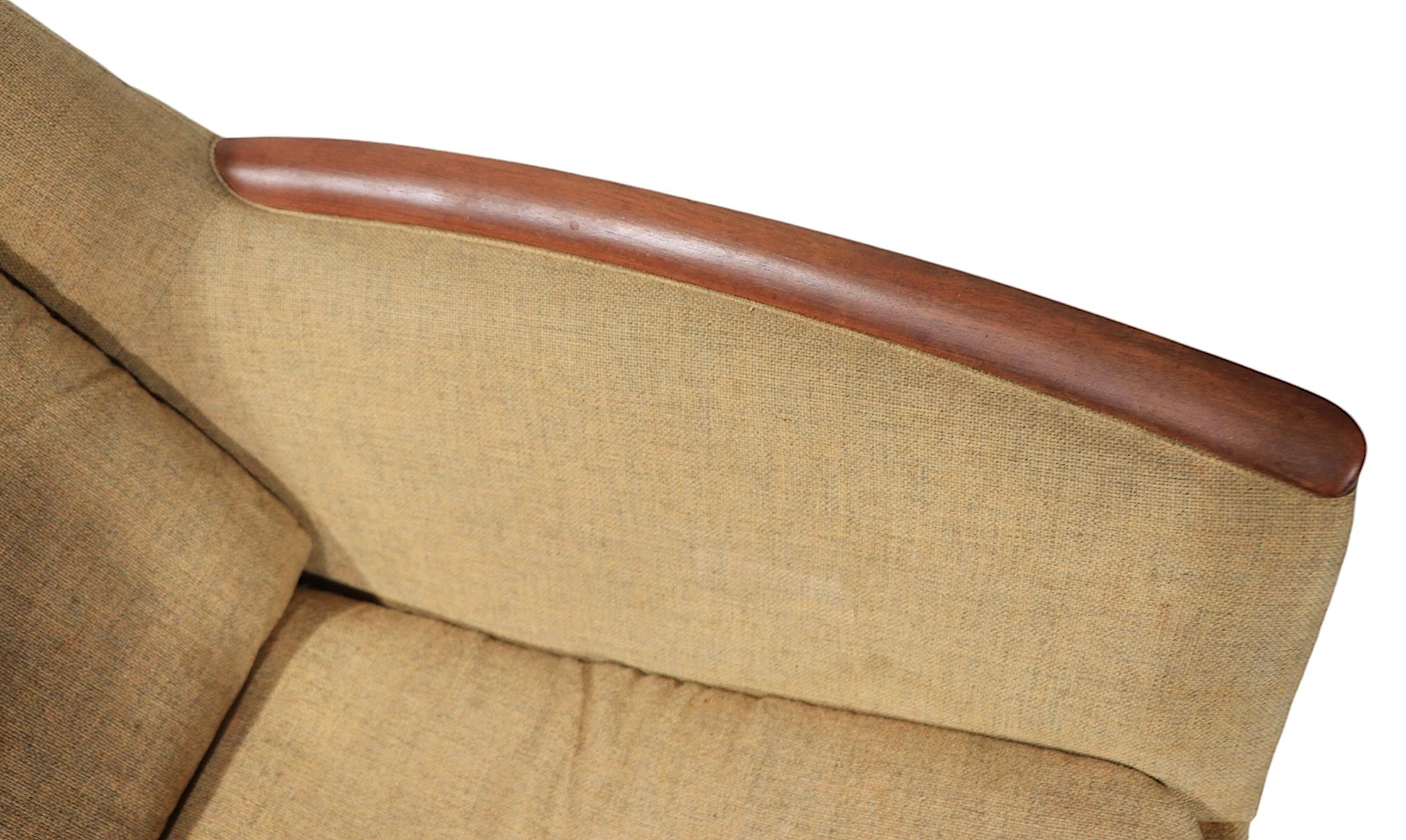 Mid Century Scandinavian Modern  Hjelle Hielle Lounge Chair Made in Norway 4