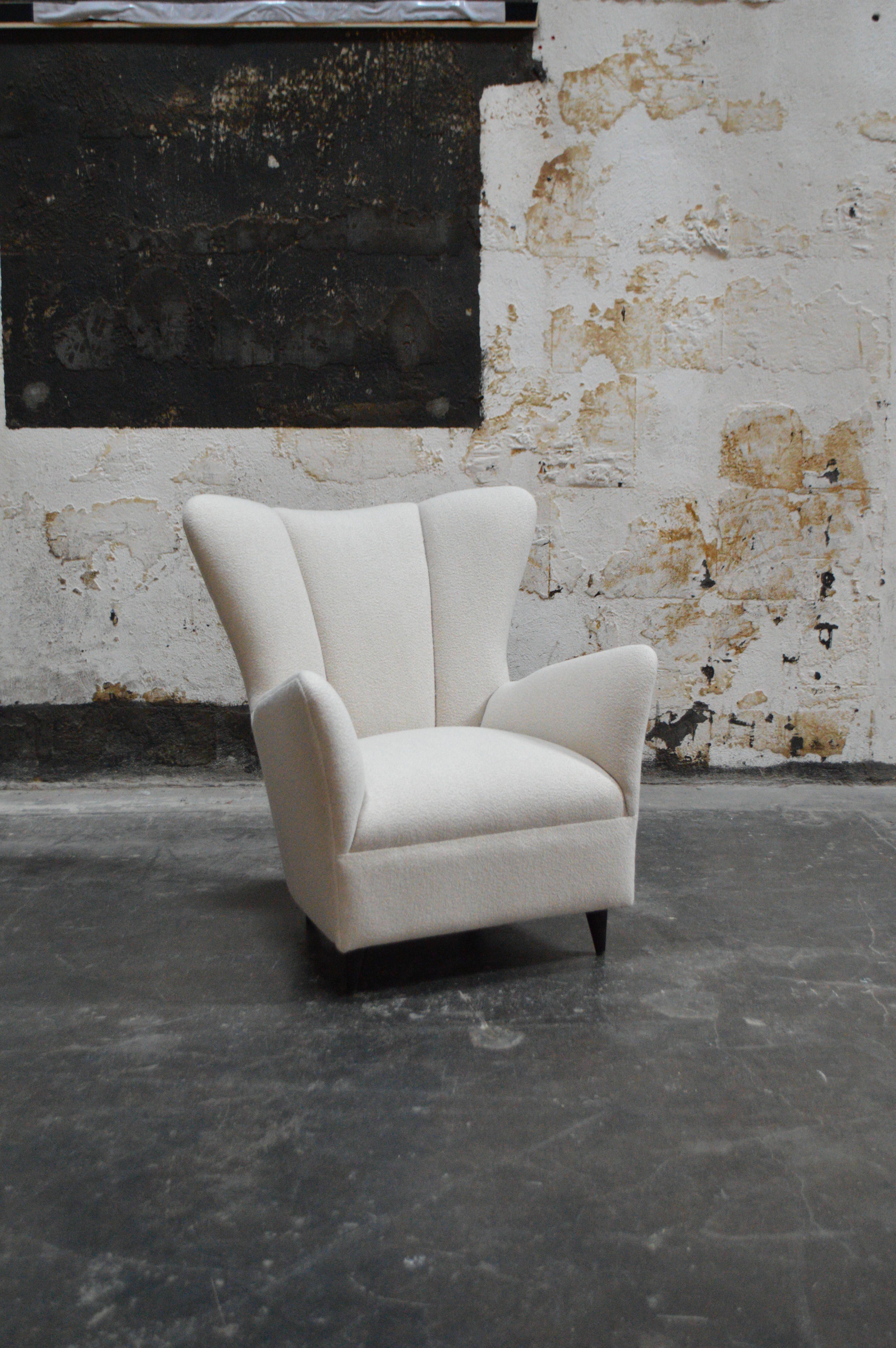 Mid-20th Century Mid-Century Scandinavian Modern Lounge Wing Chair