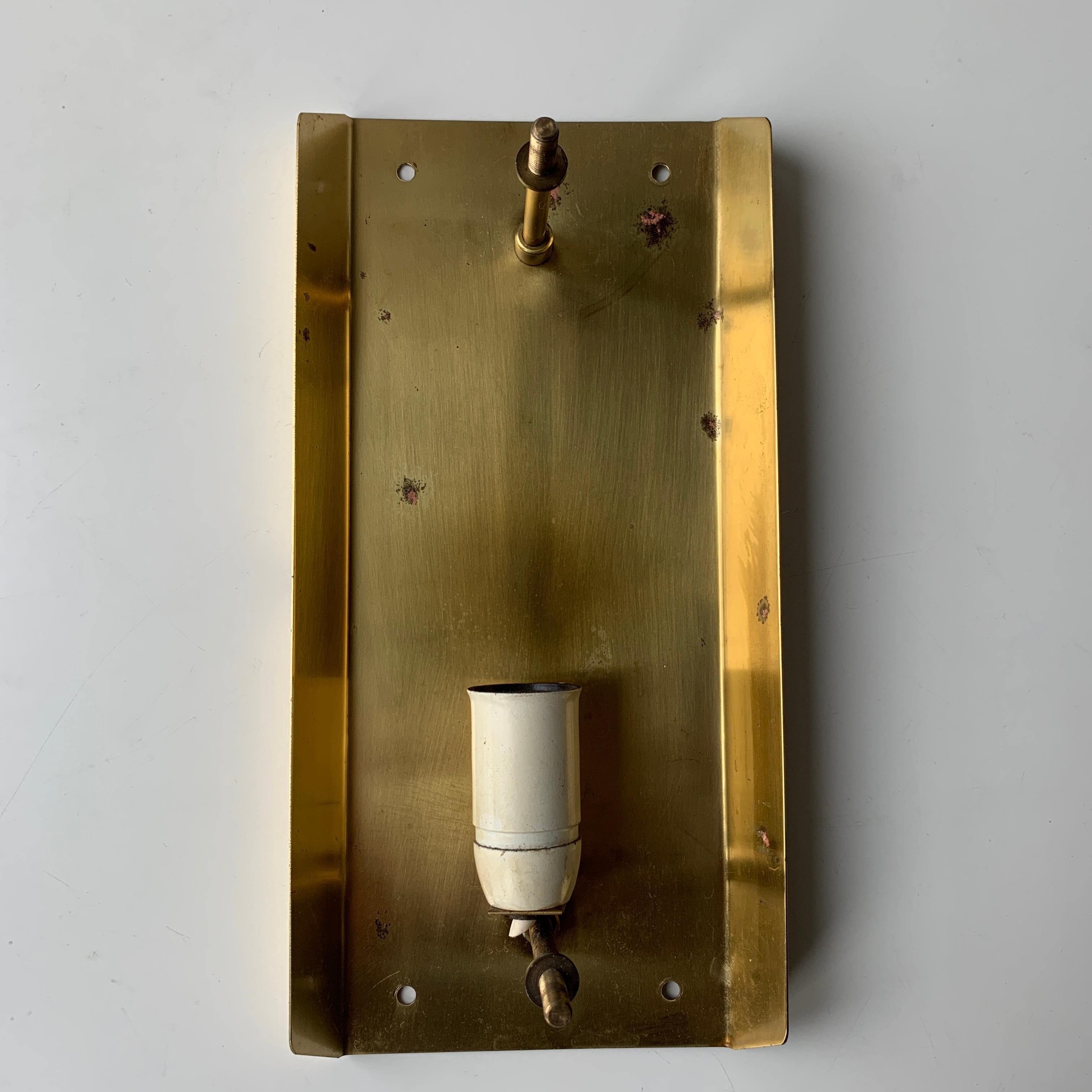 Midcentury Scandinavian Modern Lyfa Wall Sconces by Carl Fagerlund Orrefors For Sale 11