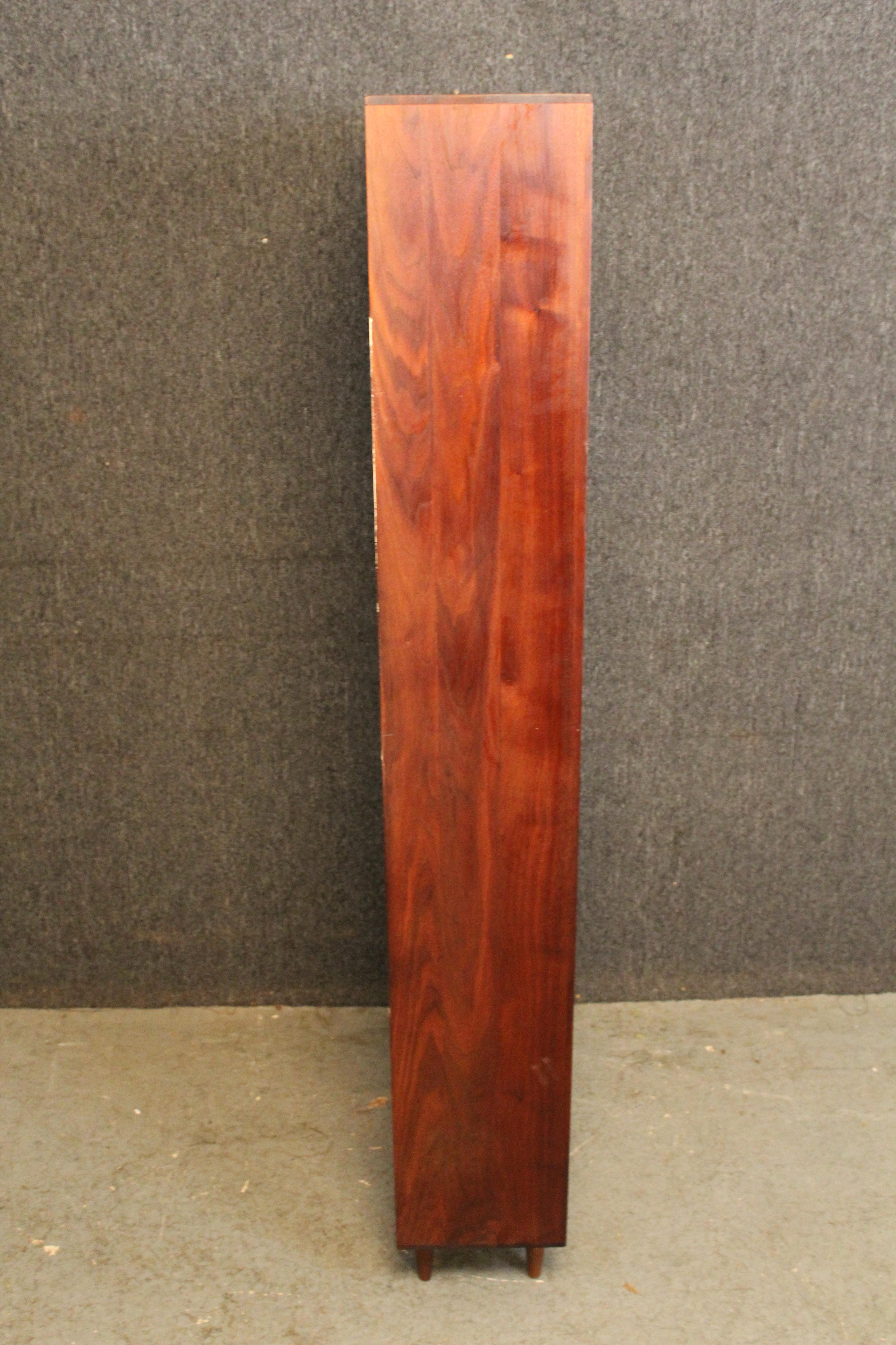 20th Century Mid-Century Scandinavian Modern Rosewood Bookcase For Sale