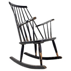 Mid-Century Scandinavian Rocking Chair - 1960s