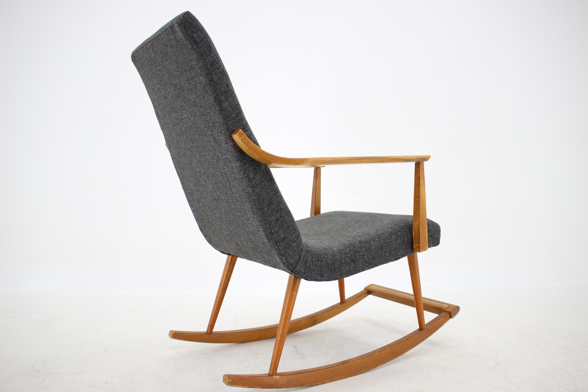 Midcentury Scandinavian Rocking Chair, Denmark, 1970s 2