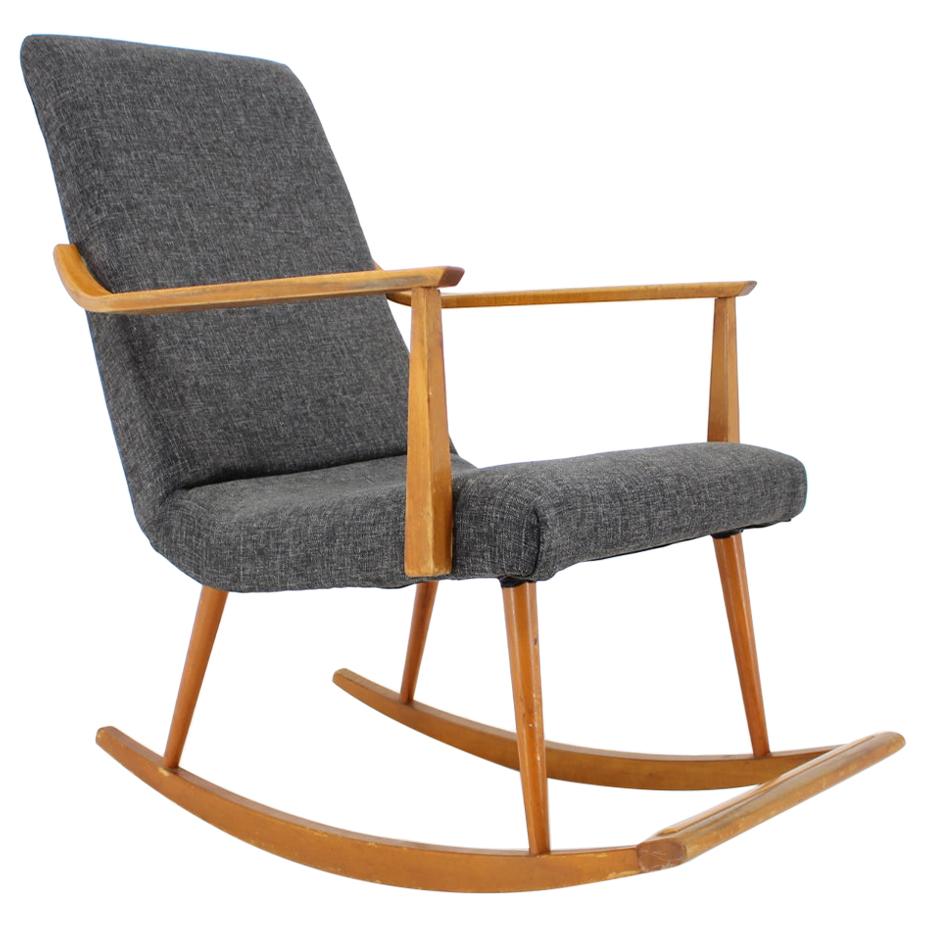 Midcentury Scandinavian Rocking Chair, Denmark, 1970s