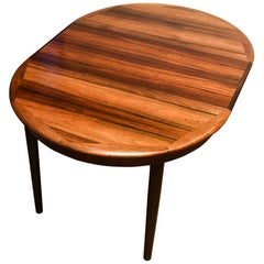 Mid Century Scandinavian Rosewood Oval Table, 1965 Mid Century Scandinavian Rosewood Oval Table, 1965