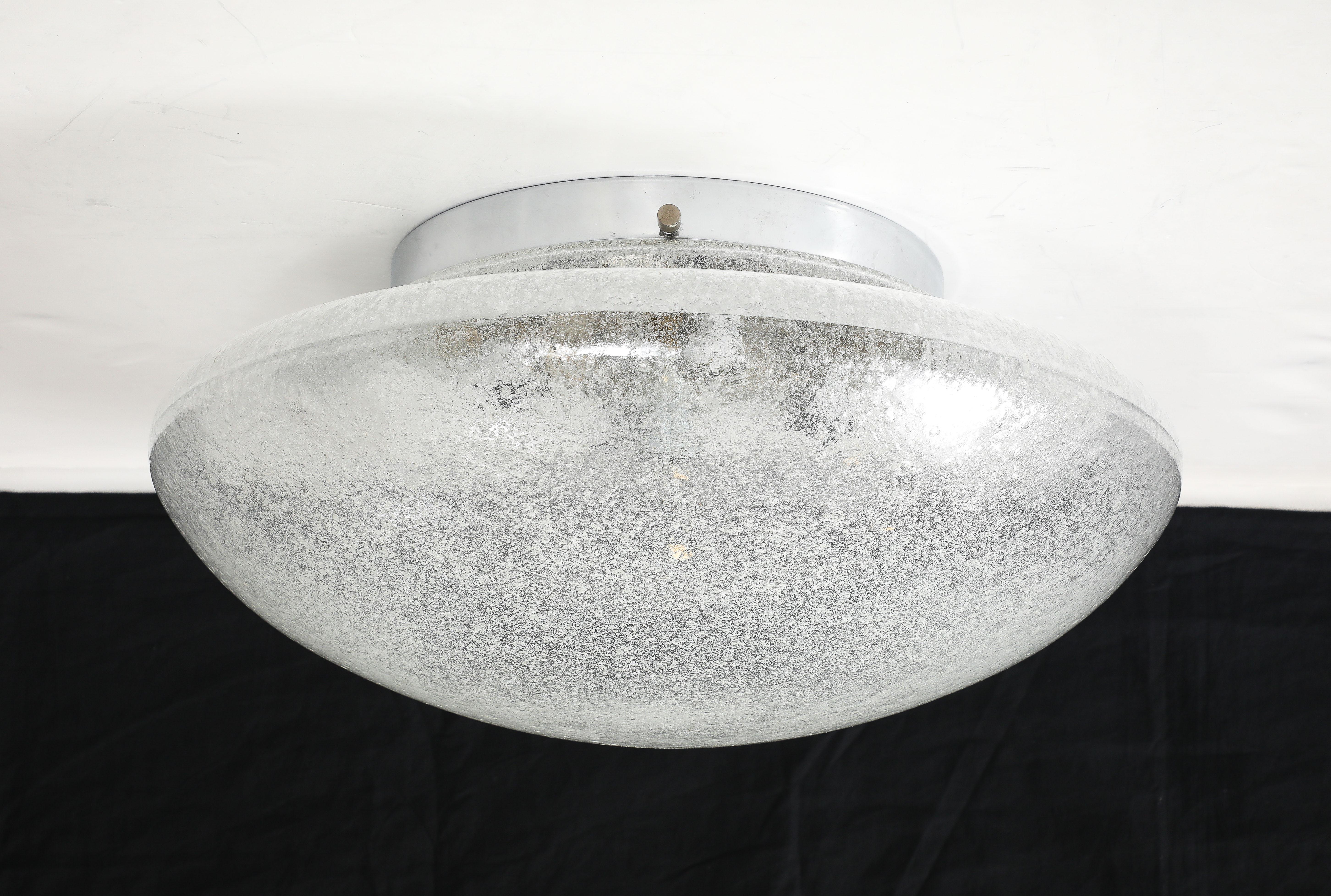Flushmount de cristal escandinavo de mediados de siglo en venta 2