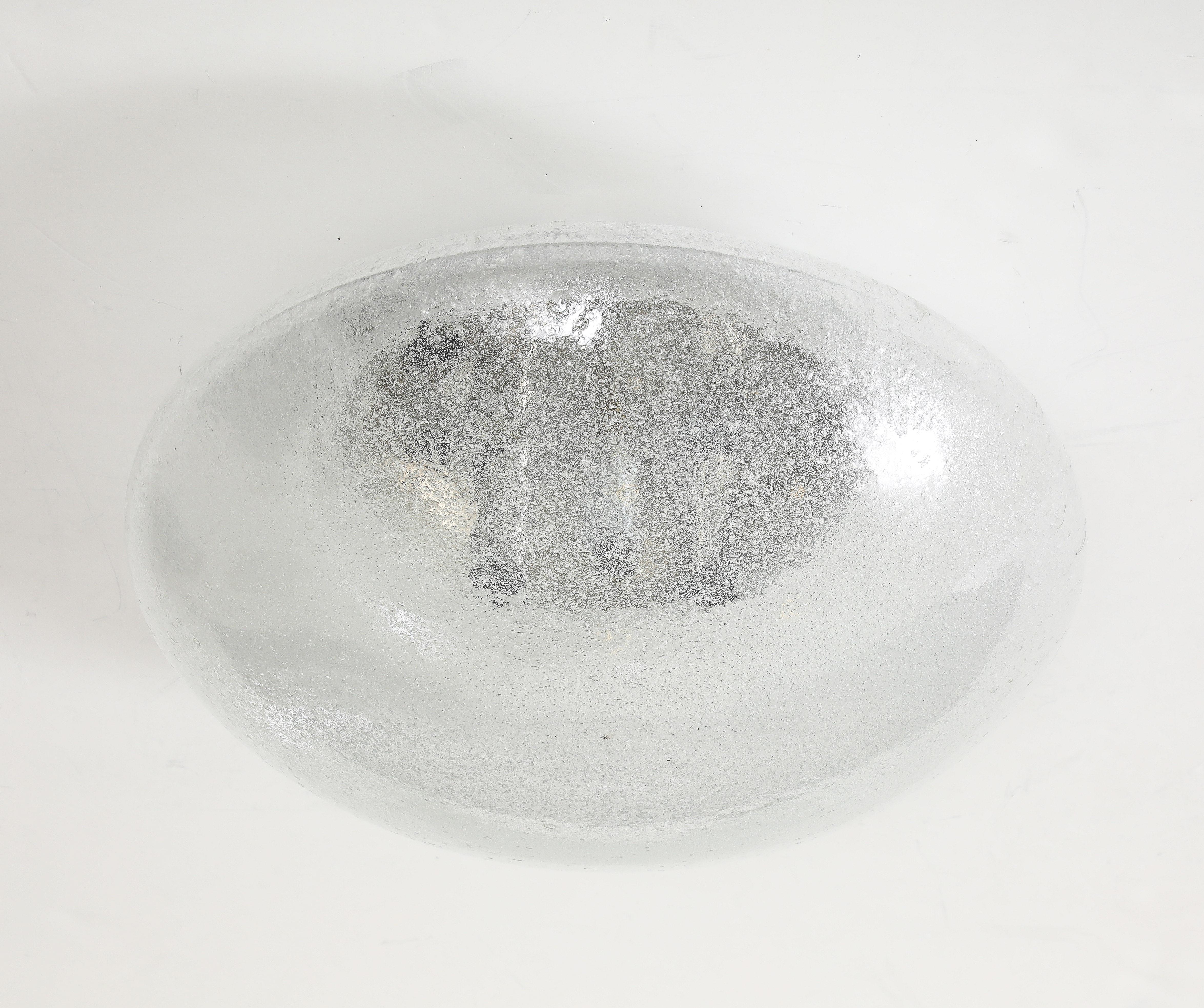Flushmount de cristal escandinavo de mediados de siglo en venta 3