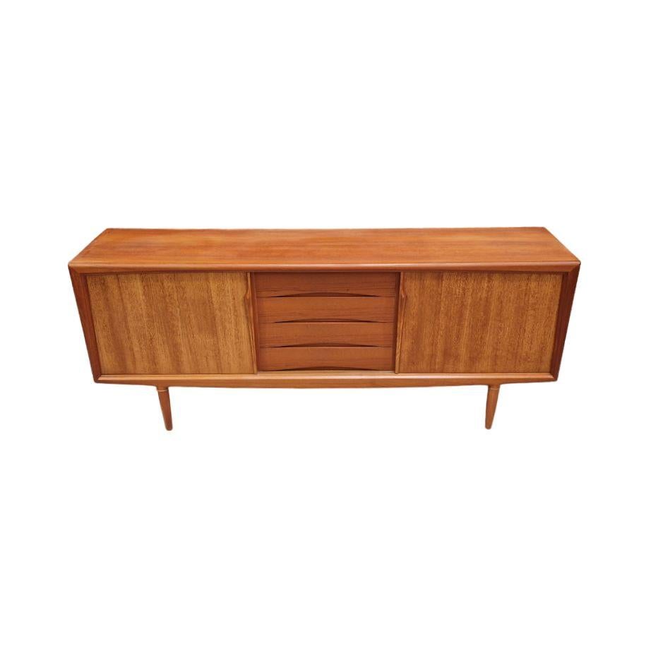 Mid Century Scandinavian Sideboard by Axel Christensen for ACO Mobler For Sale 1
