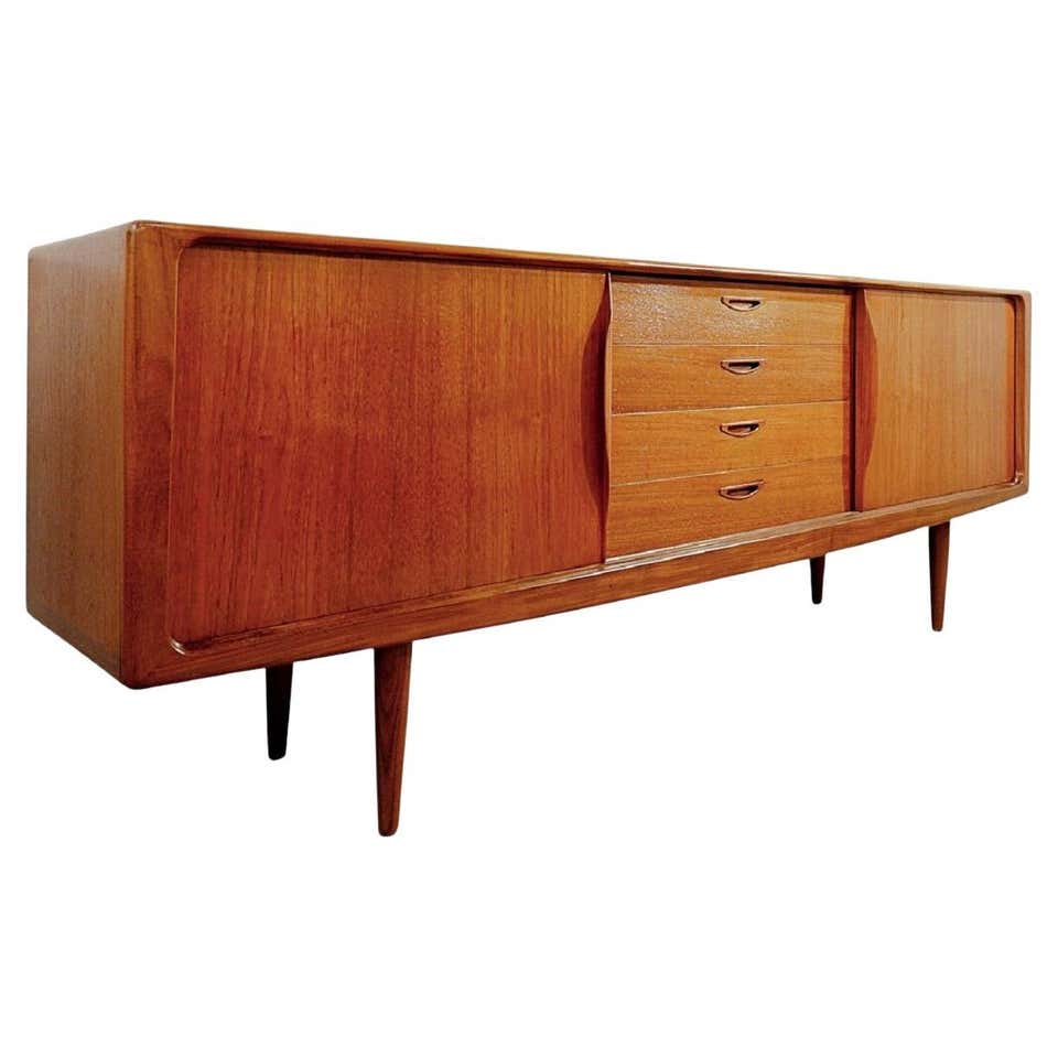 Mid-Century Modern Danish Design Bramin Teak Sideboard at 1stDibs