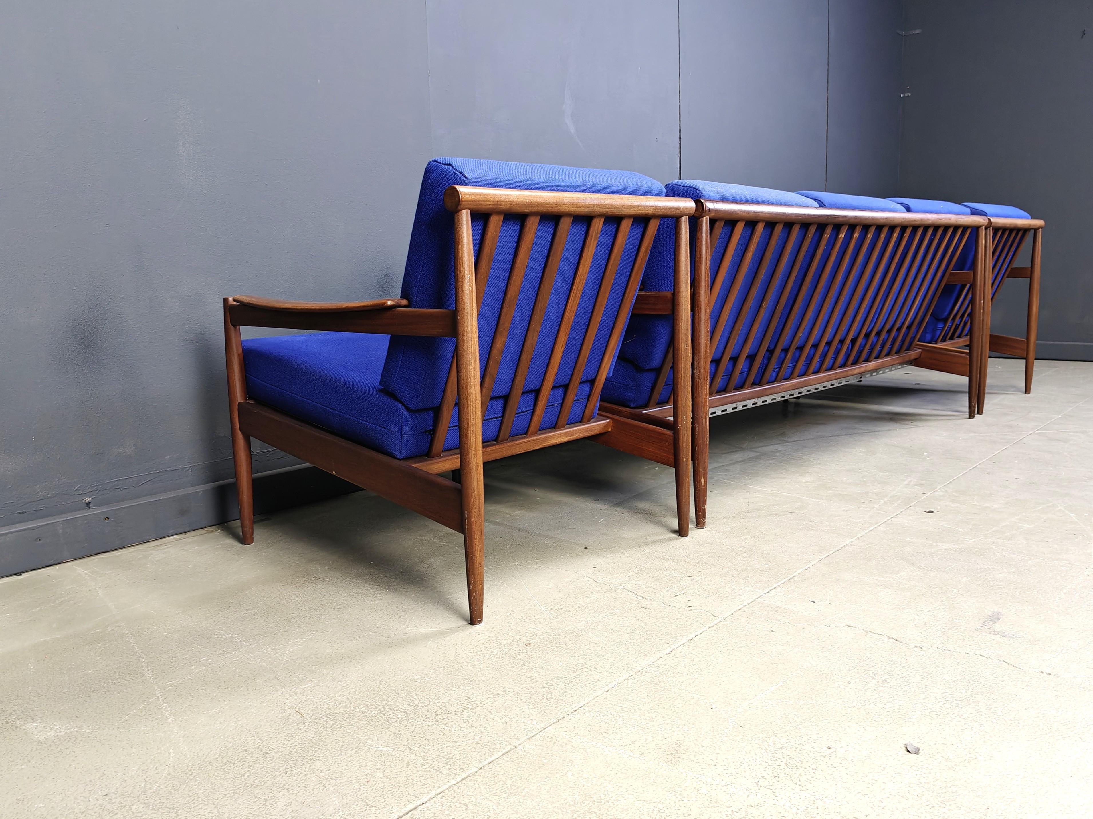 Scandinavian Modern Mid century scandinavian sofa set, 1960s For Sale