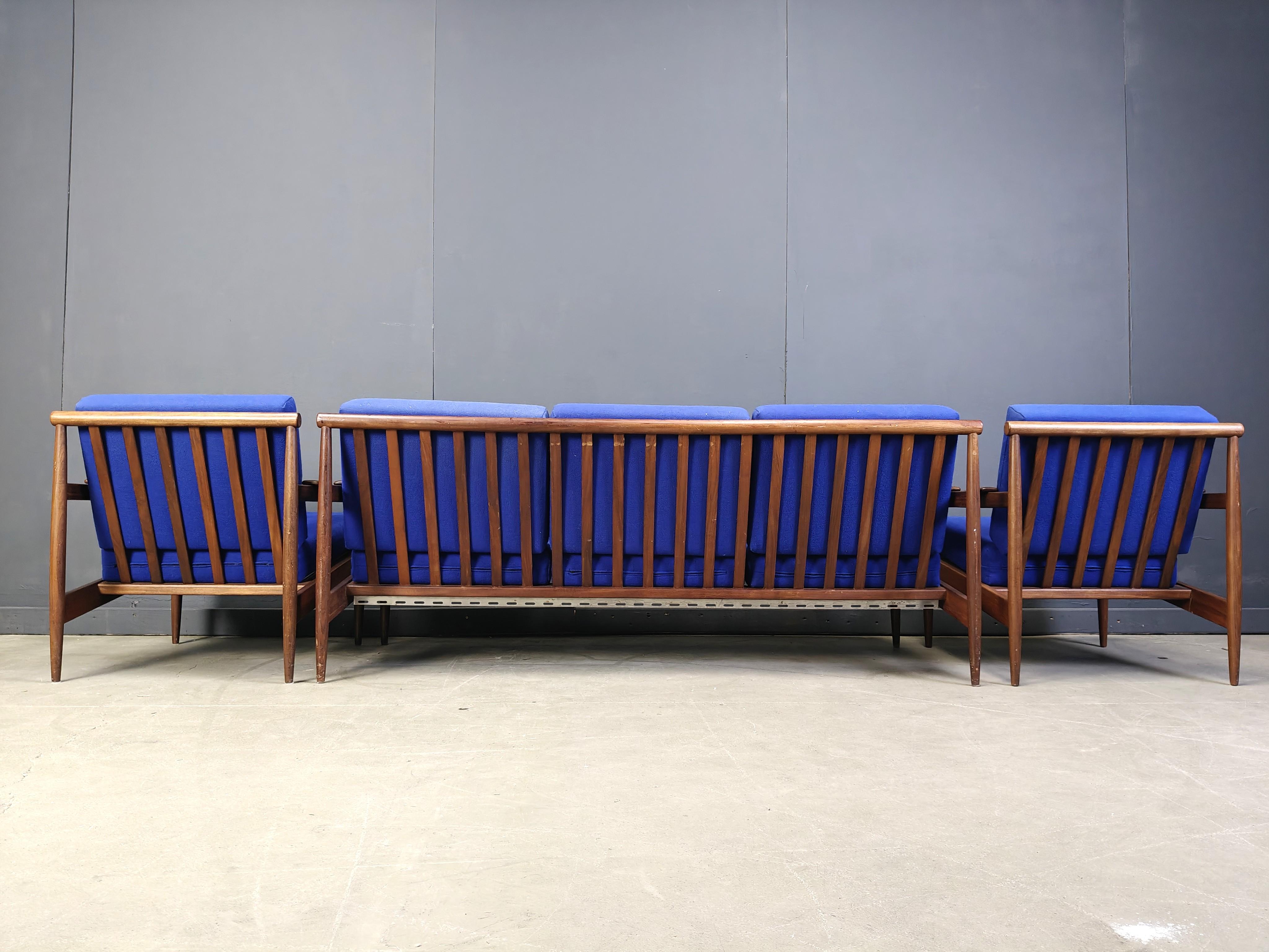 Danish Mid century scandinavian sofa set, 1960s For Sale
