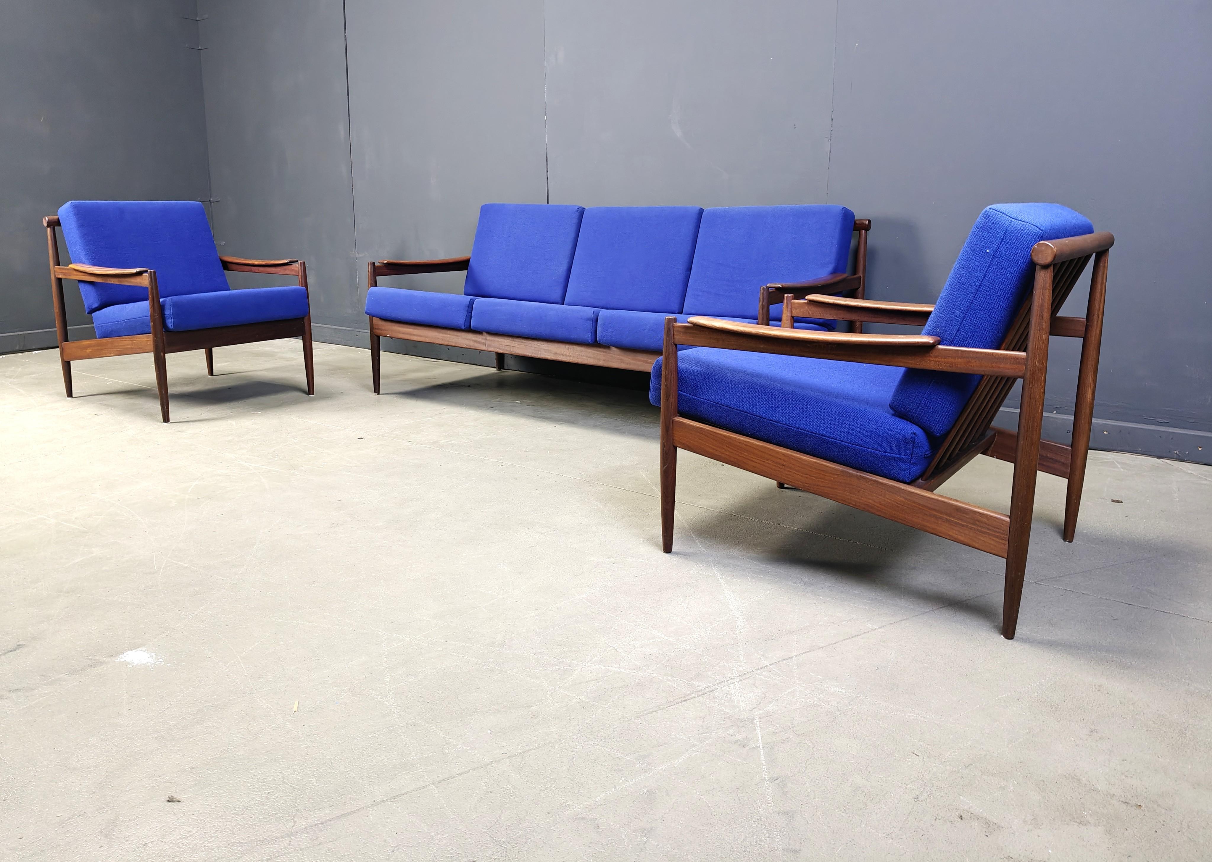 Mid-20th Century Mid century scandinavian sofa set, 1960s For Sale