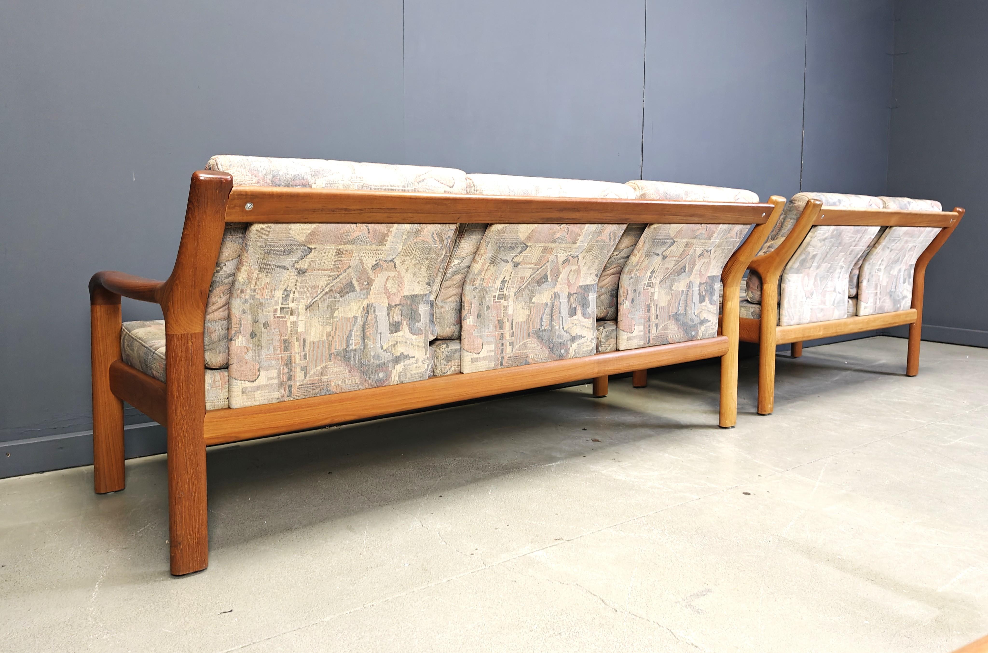 Ensemble de canapés scandinaves du milieu du siècle, 1970 en vente 7