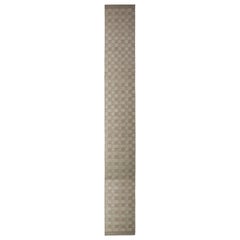 Rug & Kilim’s Scandinavian Style Extra Long Runner, with Geometric Patterns