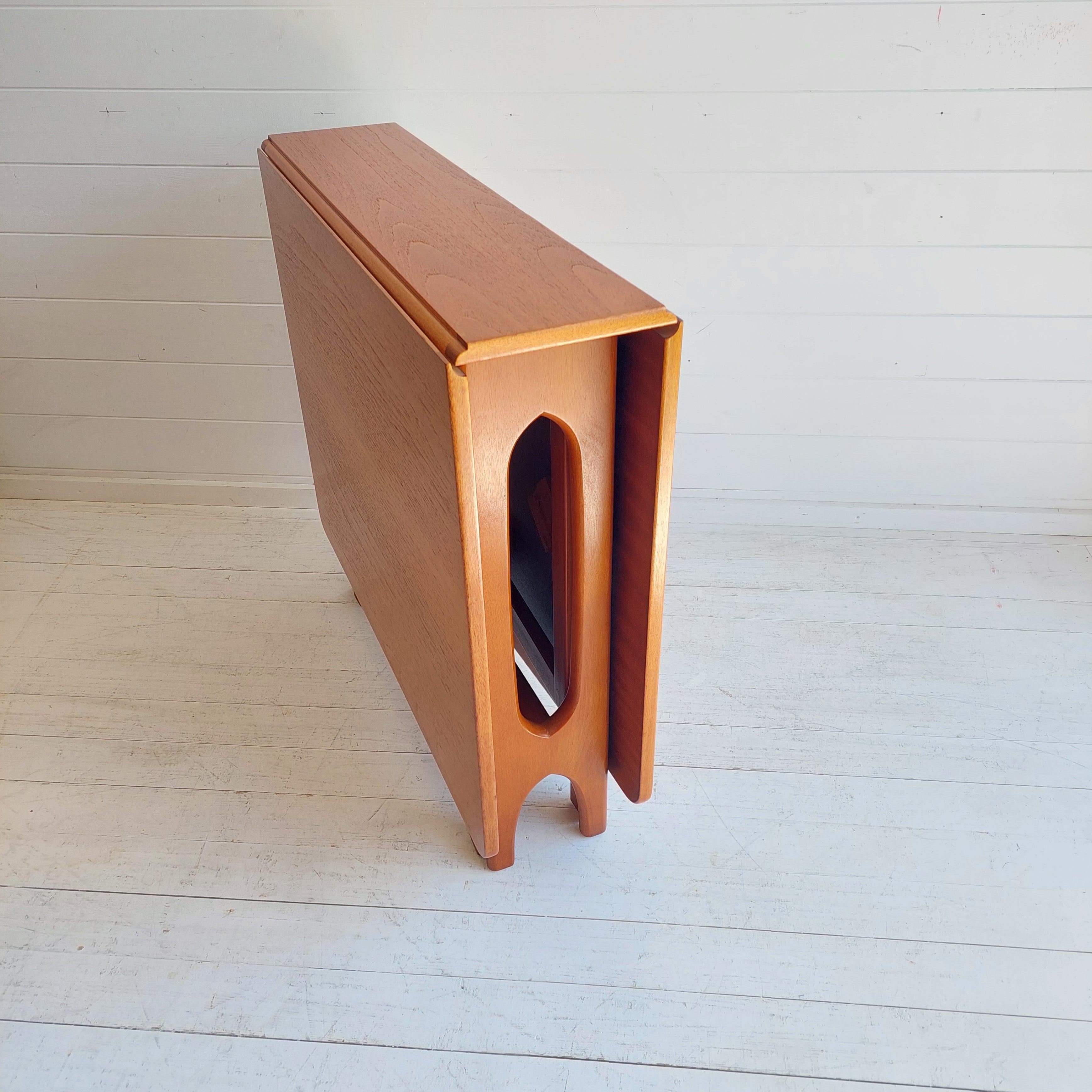 Mid-Century Modern Mid Century Scandinavian Style Teak Drop Leaf Gate Leg Table By Jentique , 1960s
