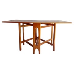 Mid Century Scandinavian Style Teak Drop Leaf Gate Leg Table By Jentique , 1960s