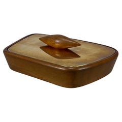 Mid Century Scandinavian teak and brass box, 1960s