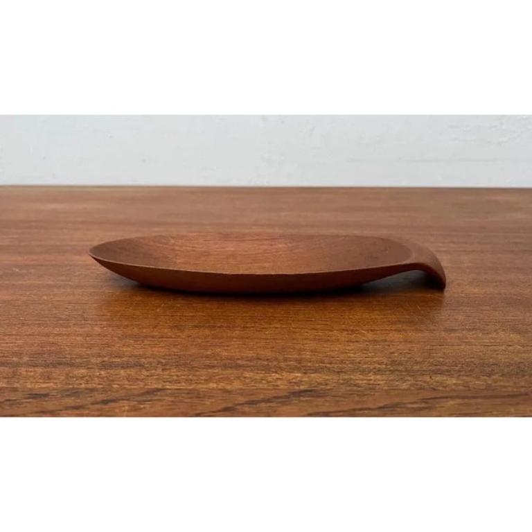 Ciotola in teak scandinava di metà secolo, anni '60 in vendita 4