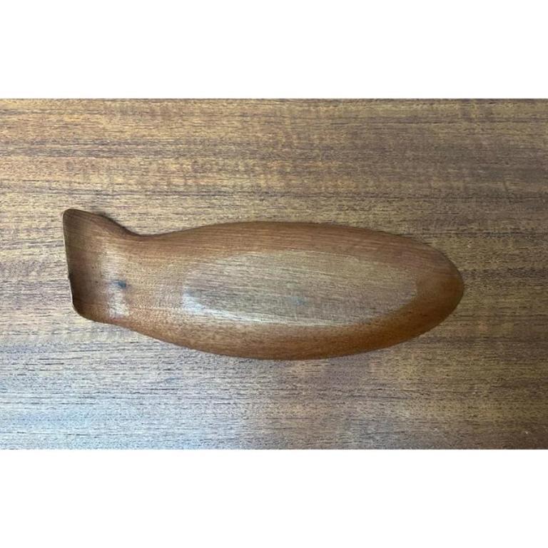 Teak Ciotola in teak scandinava di metà secolo, anni '60 in vendita