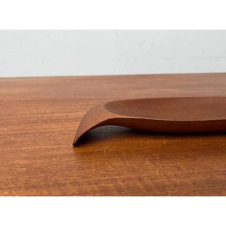 Ciotola in teak scandinava di metà secolo, anni '60 in vendita 2