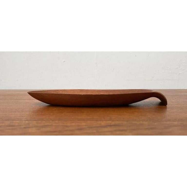 Ciotola in teak scandinava di metà secolo, anni '60 in vendita 3