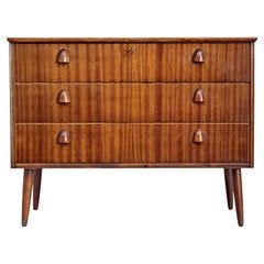 Cassettiera scandinava di metà secolo in teak