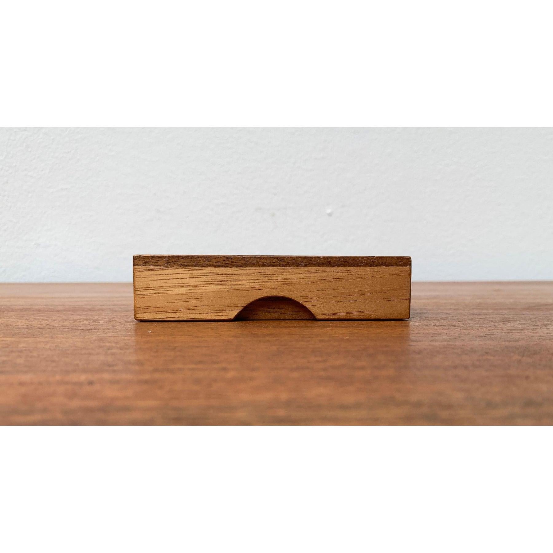 Mid-Century Modern Mid-Century Scandinavian Teak Dice Game Toy Deco, 1960s For Sale