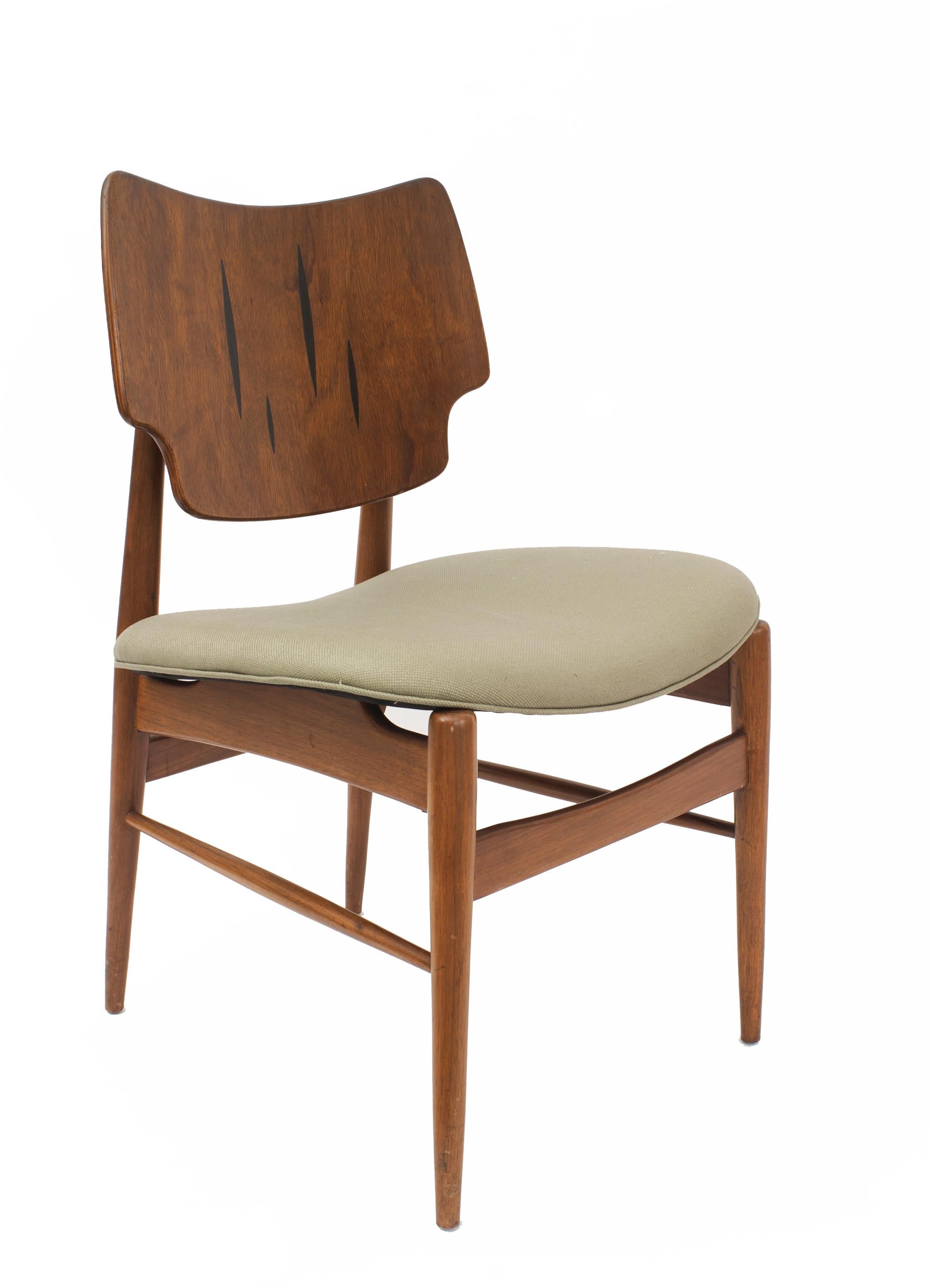 Midcentury Scandinavian Teak Dining Chairs In Good Condition In New York, NY
