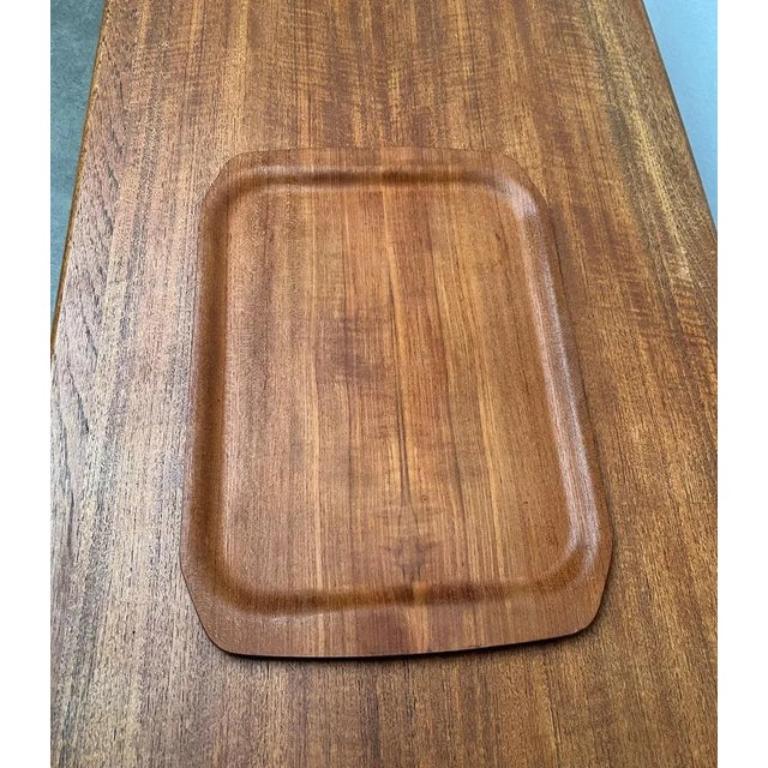 Mid-Century moderno Vassoio in teak scandinavo di metà secolo, anni '60 in vendita