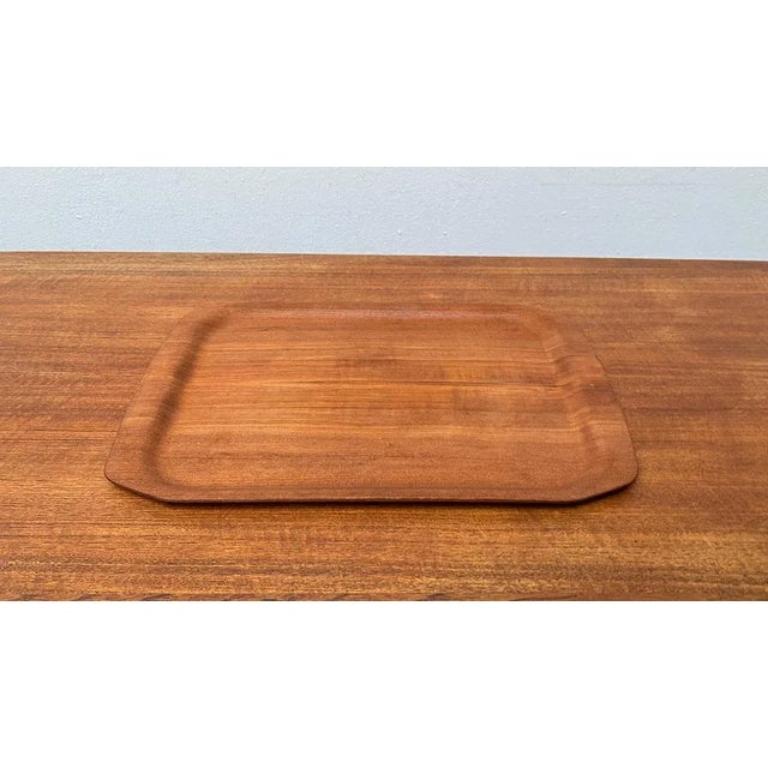 Vassoio in teak scandinavo di metà secolo, anni '60 In condizioni ottime in vendita a Hamburg, DE