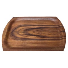 Mid-Century Scandinavian Teak Tray, 1960s
